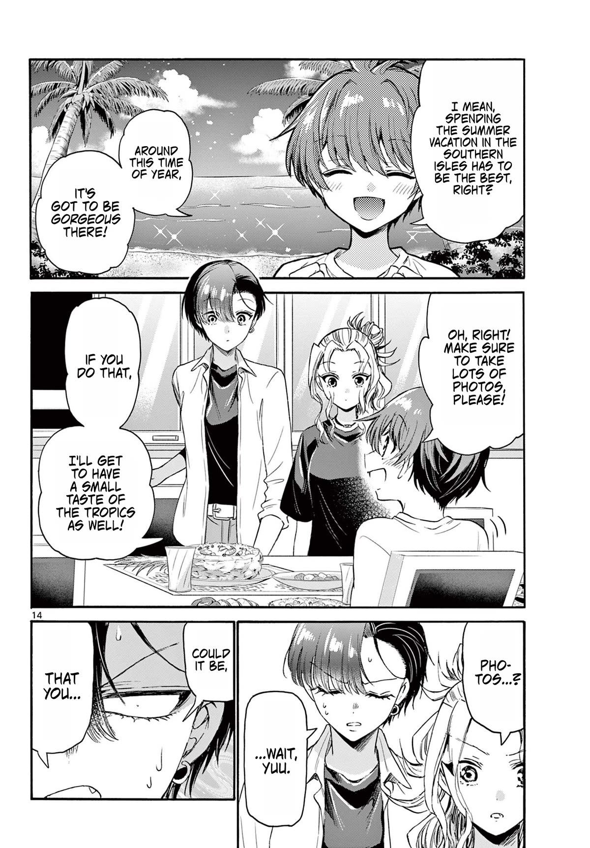 Mikadono Sanshimai wa Angai, Choroi Chapter 77 page 14 - Chapter 77: Weapons of war.