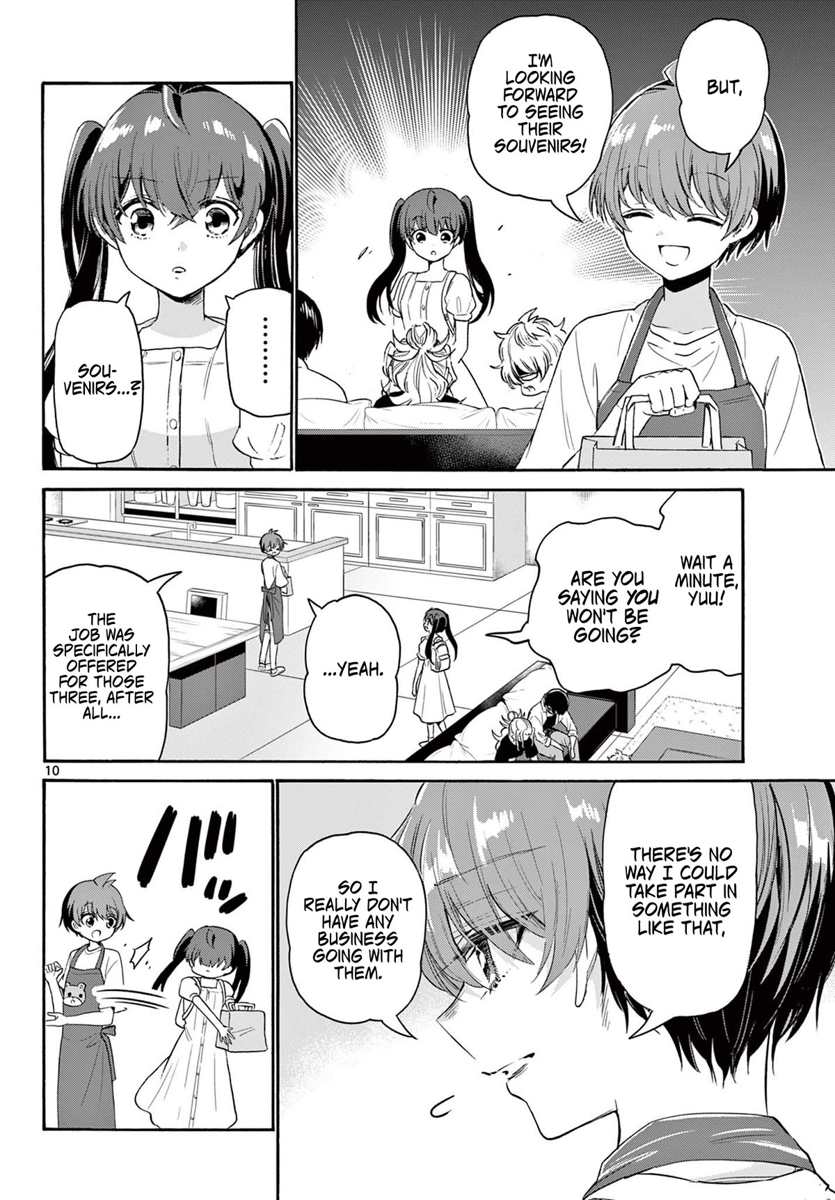 Mikadono Sanshimai wa Angai, Choroi Chapter 78 page 10 - Chapter 78: If you just say the word.