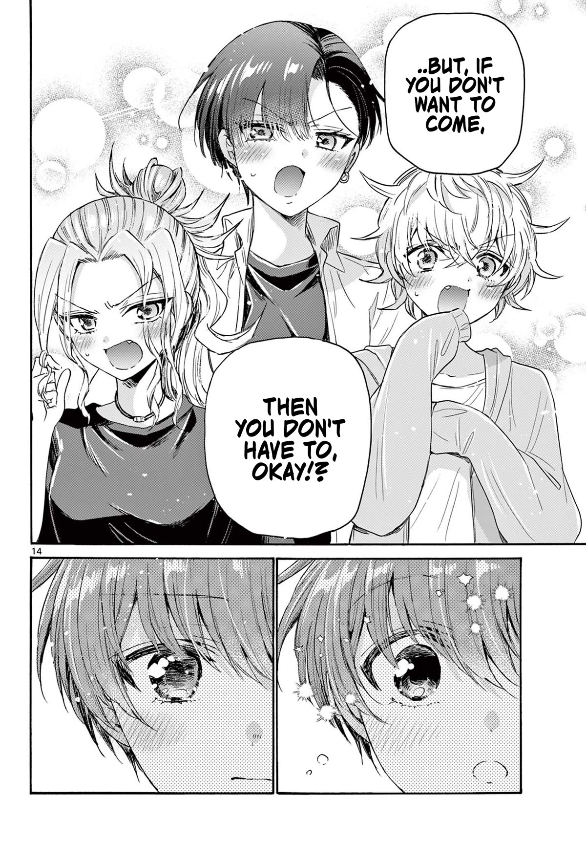 Mikadono Sanshimai wa Angai, Choroi Chapter 78 page 14 - Chapter 78: If you just say the word.