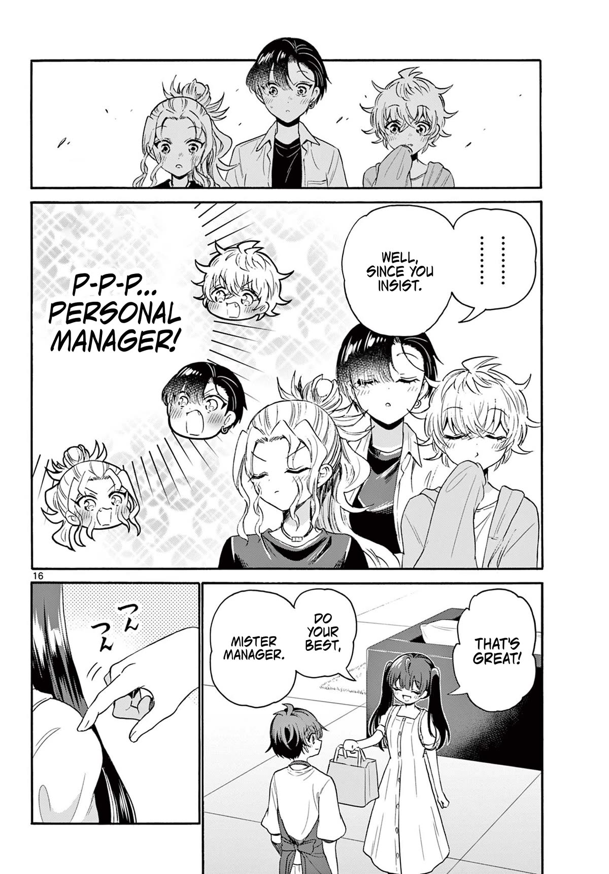 Mikadono Sanshimai wa Angai, Choroi Chapter 78 page 16 - Chapter 78: If you just say the word.
