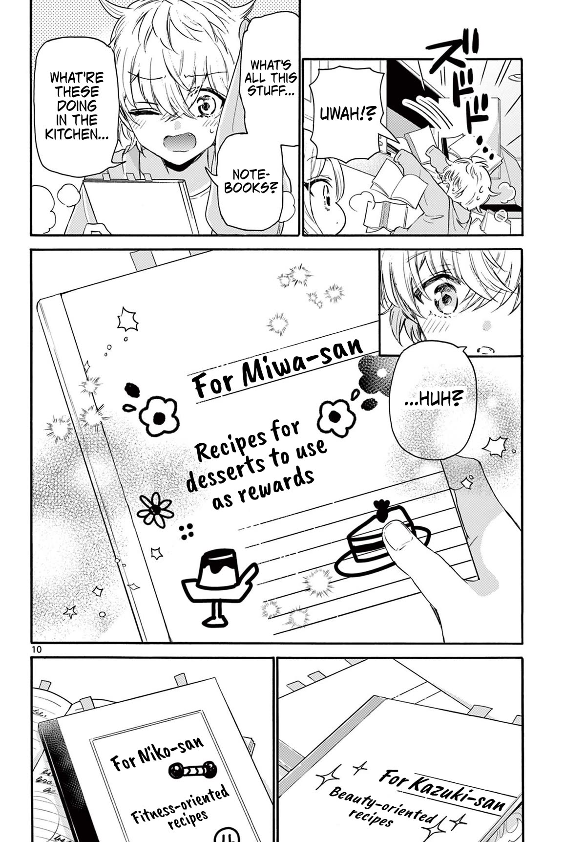 Mikadono Sanshimai wa Angai, Choroi Chapter 79 page 10 - Chapter 79: Yuu's Notes.