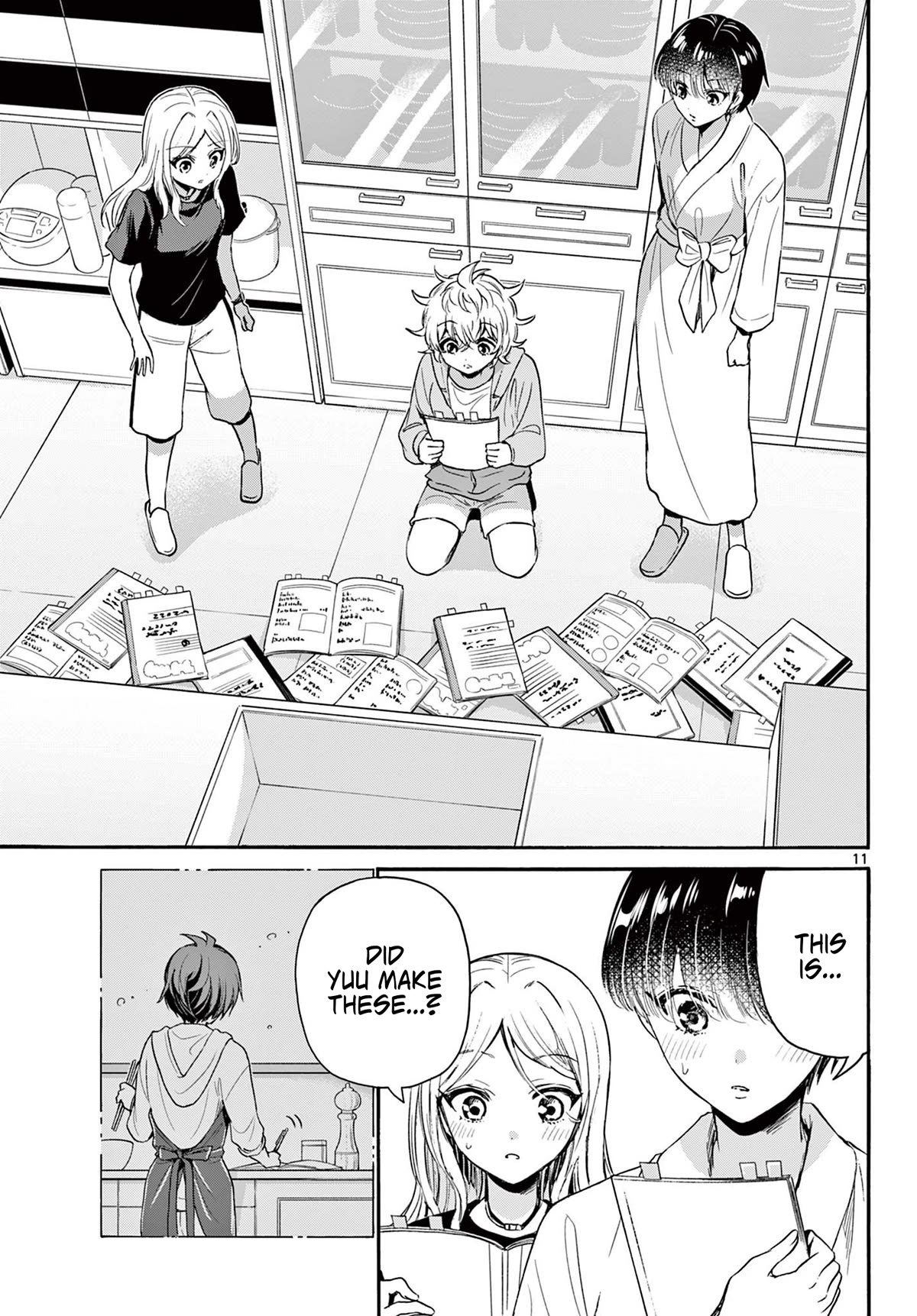 Mikadono Sanshimai wa Angai, Choroi Chapter 79 page 11 - Chapter 79: Yuu's Notes.