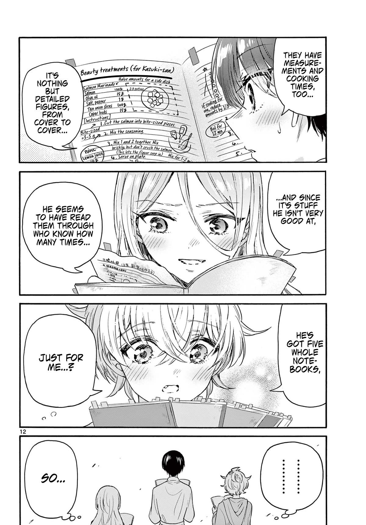 Mikadono Sanshimai wa Angai, Choroi Chapter 79 page 12 - Chapter 79: Yuu's Notes.