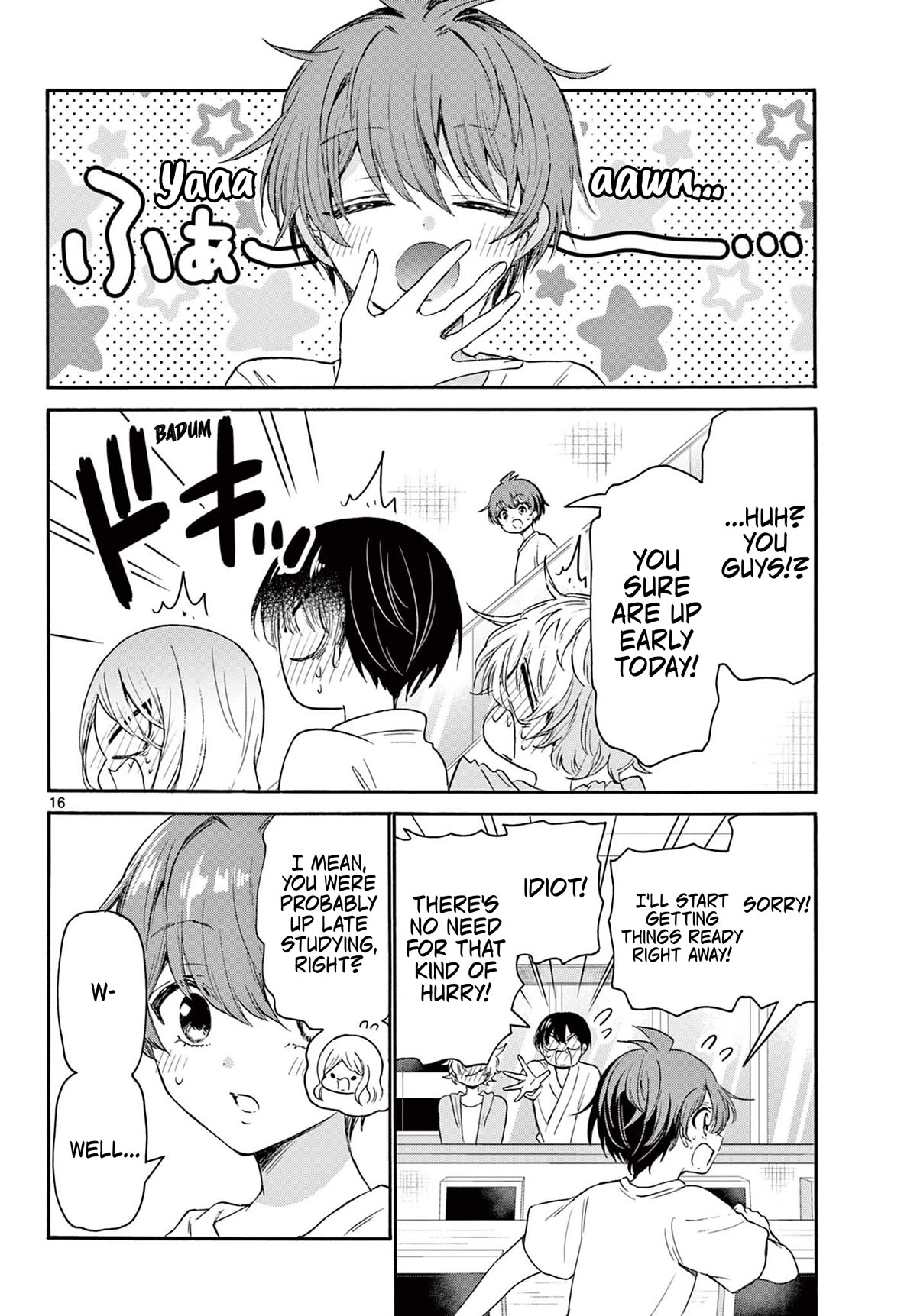 Mikadono Sanshimai wa Angai, Choroi Chapter 79 page 16 - Chapter 79: Yuu's Notes.