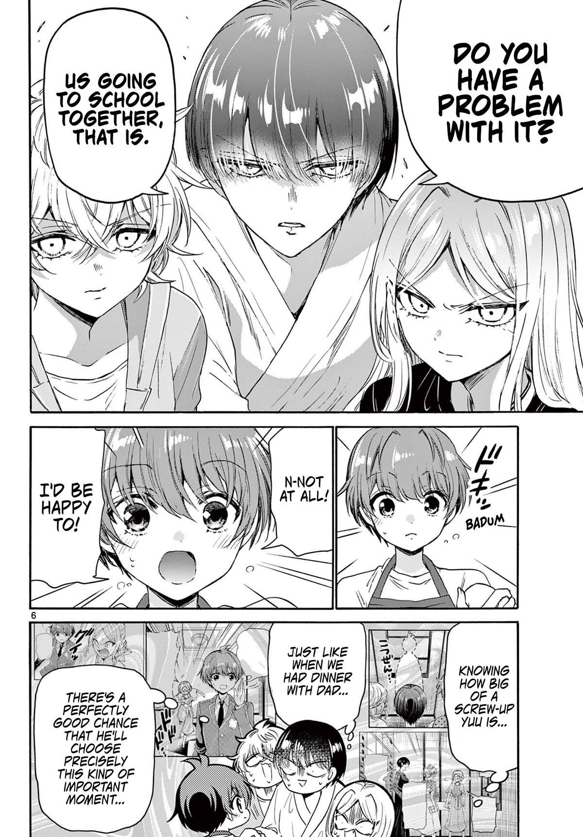 Mikadono Sanshimai wa Angai, Choroi Chapter 80 page 6 - Chapter 80: When it comes to you three.