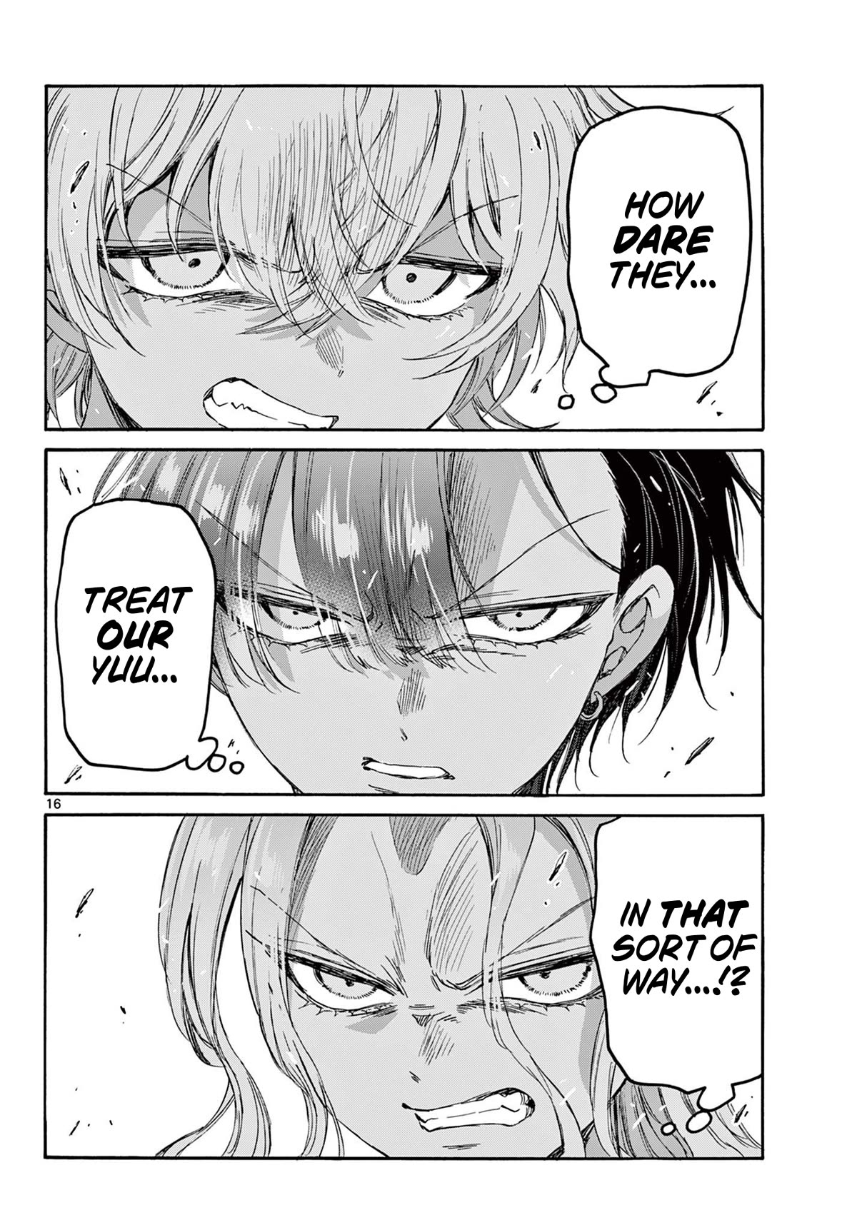 Mikadono Sanshimai wa Angai, Choroi Chapter 82 page 16 - Chapter 82: Opponents, acknowledged.