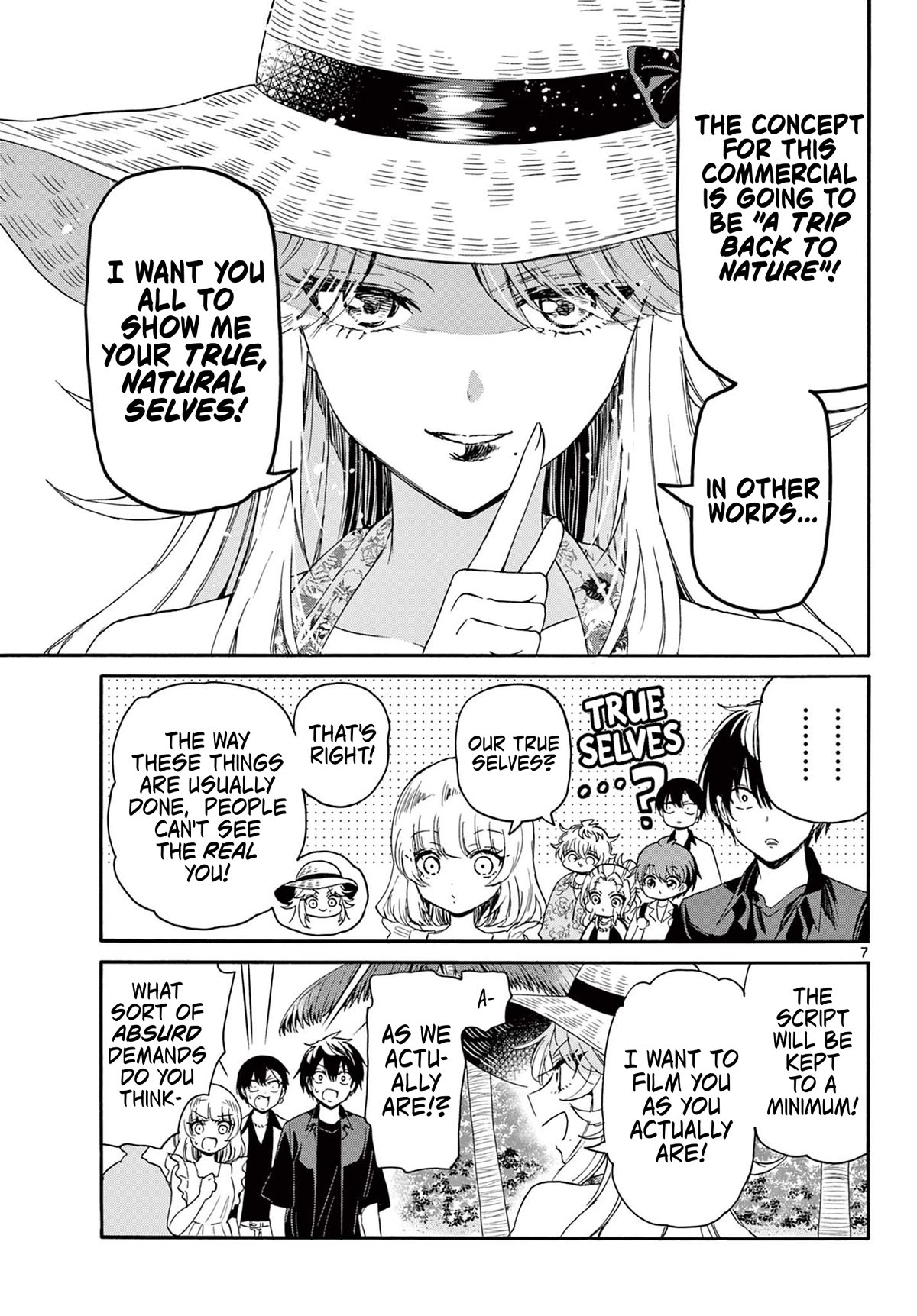 Mikadono Sanshimai wa Angai, Choroi Chapter 85 page 7 - Chapter 85: Your honest selves.