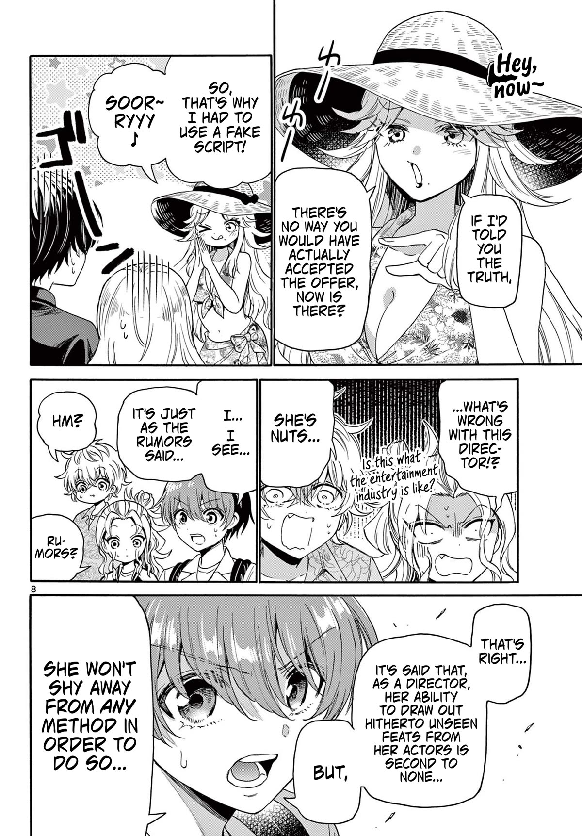 Mikadono Sanshimai wa Angai, Choroi Chapter 85 page 8 - Chapter 85: Your honest selves.