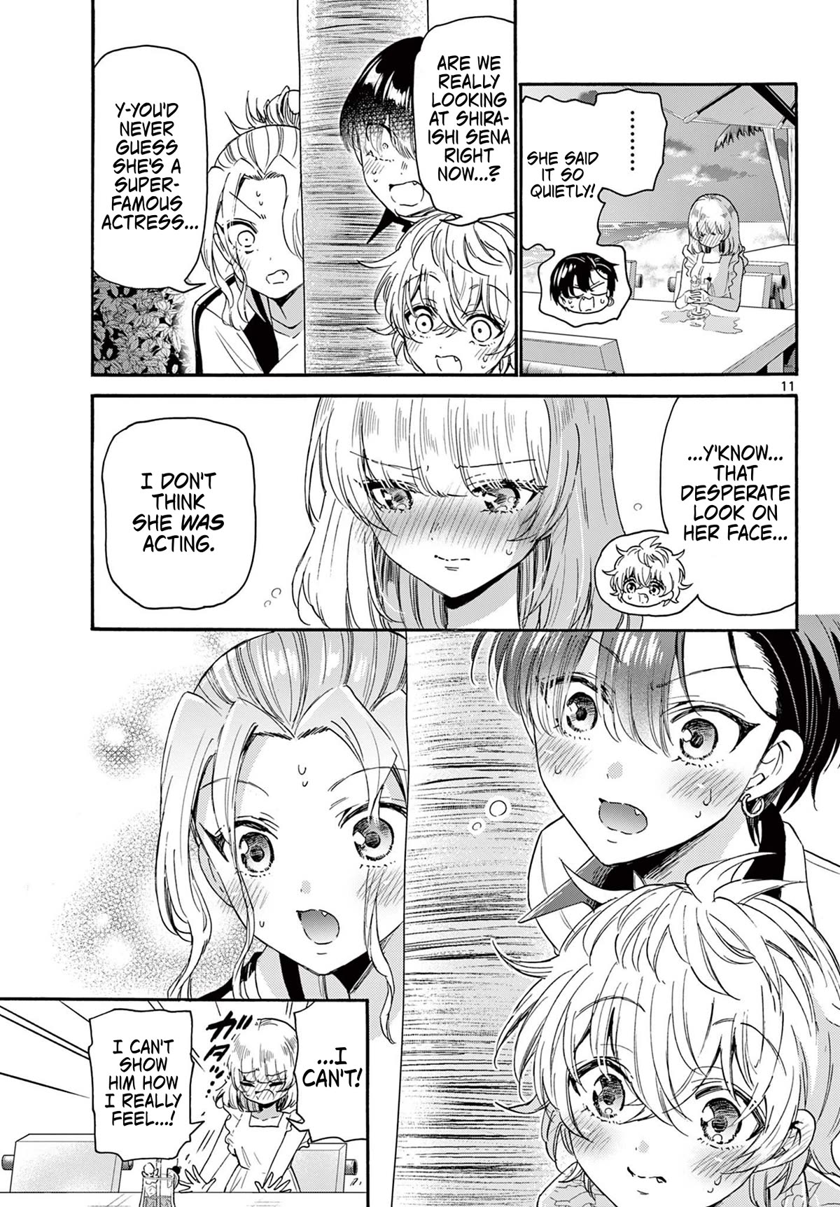 Mikadono Sanshimai wa Angai, Choroi Chapter 86 page 11 - Chapter 86: What is "love"?