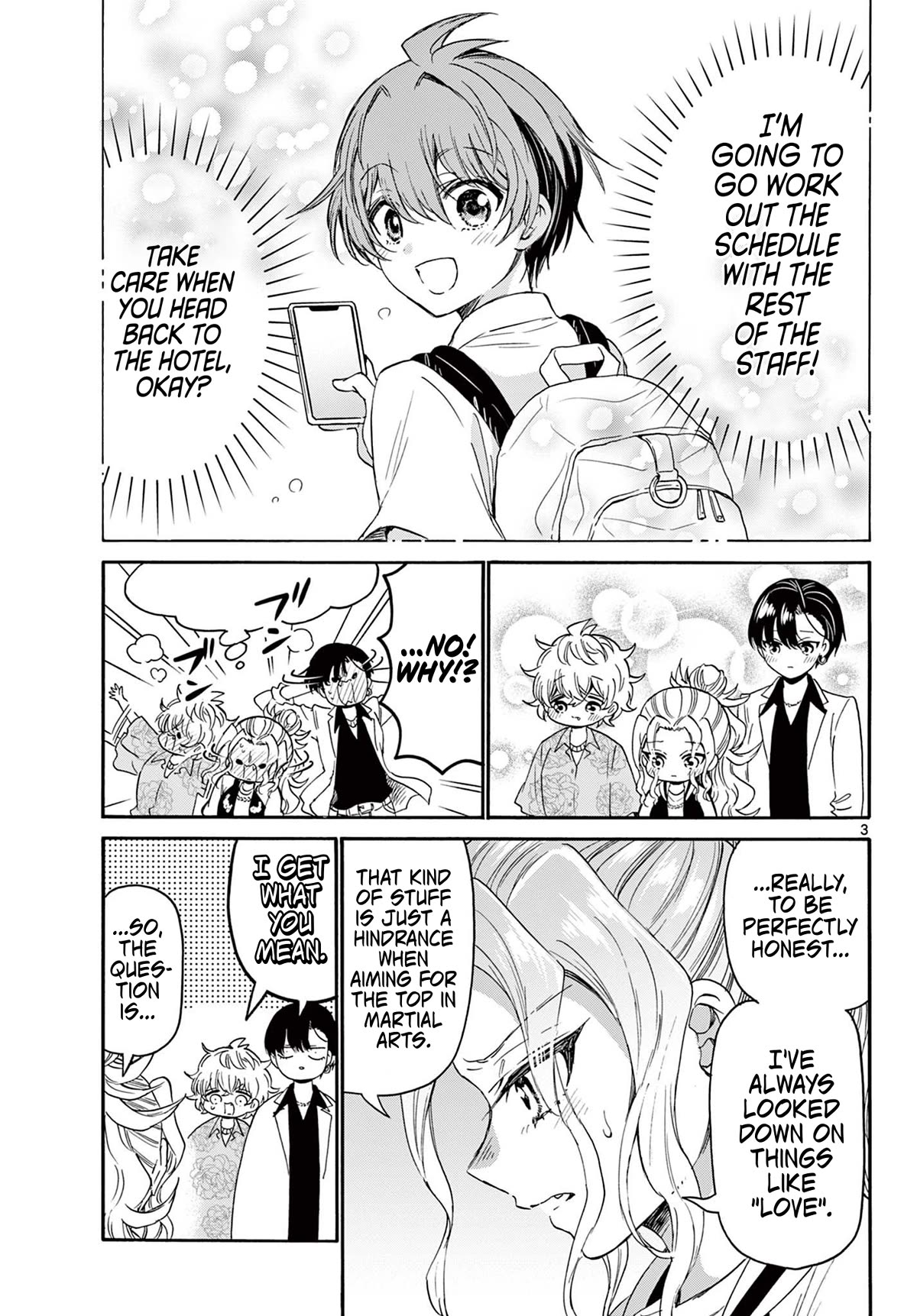 Mikadono Sanshimai wa Angai, Choroi Chapter 86 page 3 - Chapter 86: What is "love"?