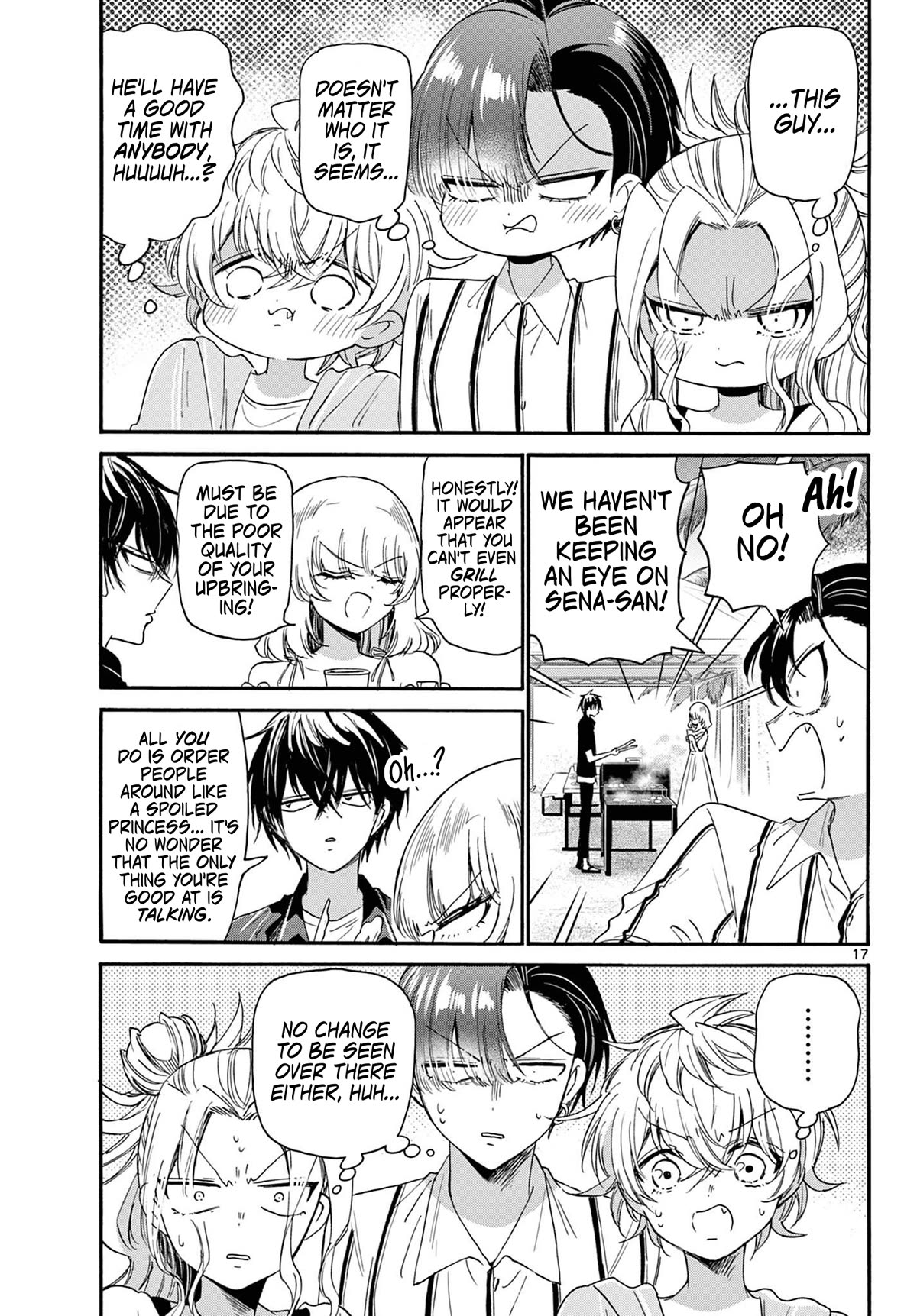 Mikadono Sanshimai wa Angai, Choroi Chapter 88 page 17 - Chapter 88: Choose whichever one you want.