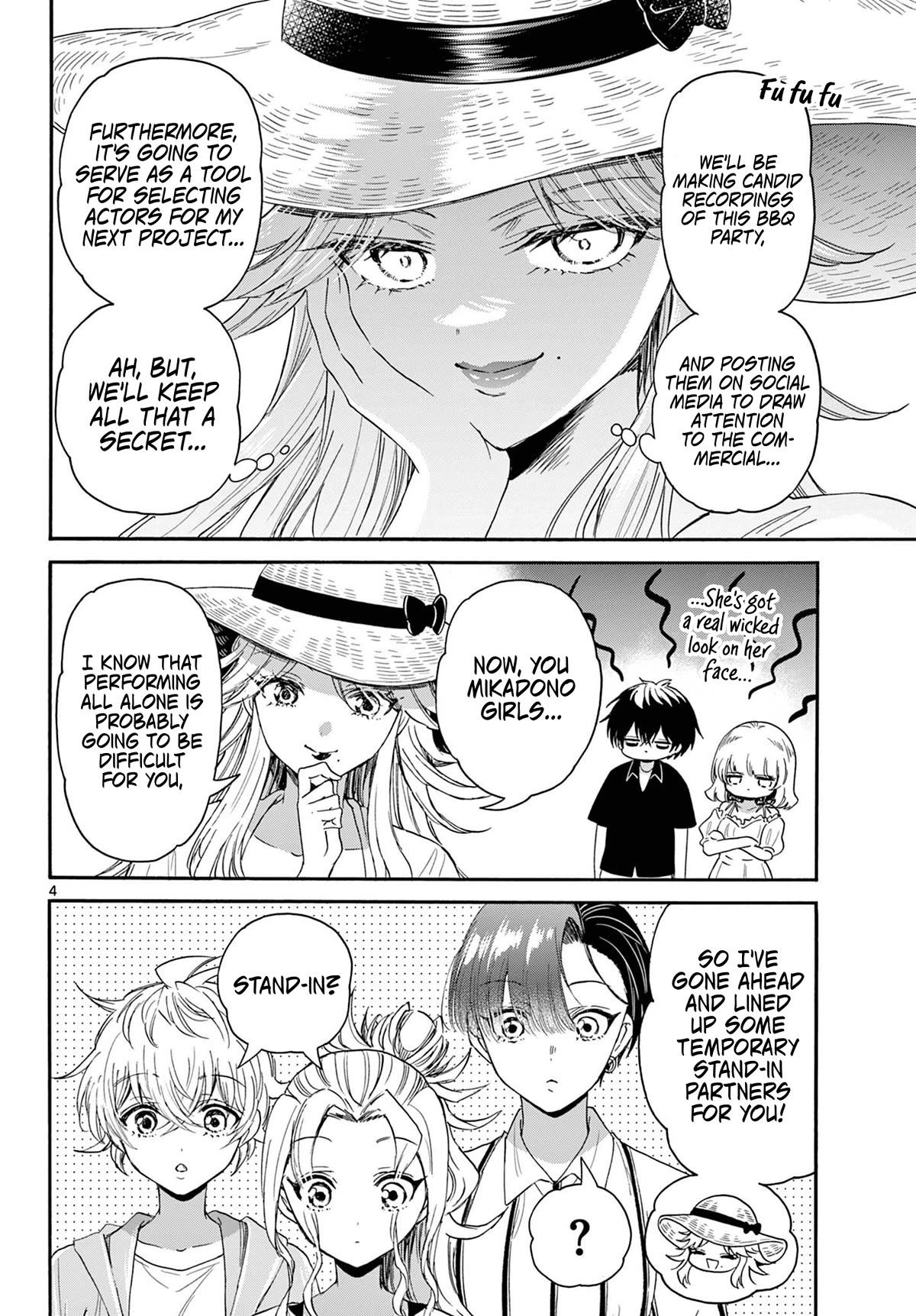 Mikadono Sanshimai wa Angai, Choroi Chapter 88 page 4 - Chapter 88: Choose whichever one you want.