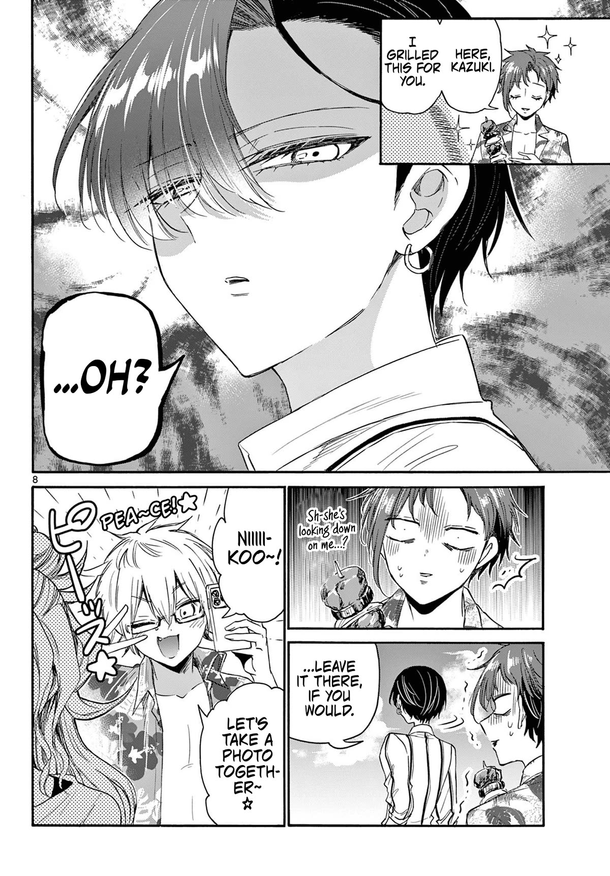 Mikadono Sanshimai wa Angai, Choroi Chapter 88 page 8 - Chapter 88: Choose whichever one you want.