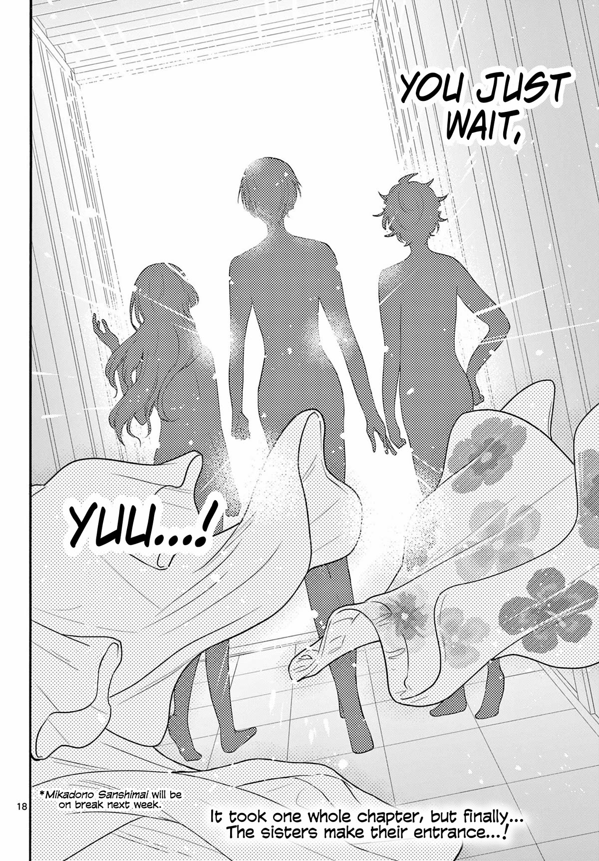 Mikadono Sanshimai wa Angai, Choroi Chapter 90 page 17 - Chapter 90: The swimsuits...?