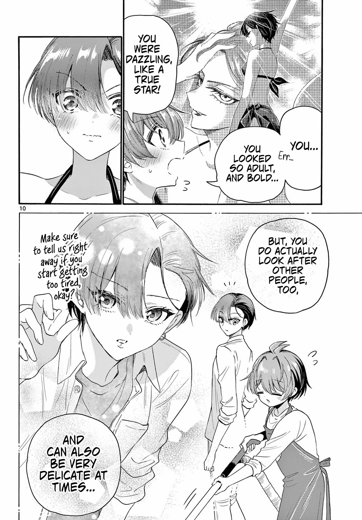 Mikadono Sanshimai wa Angai, Choroi Chapter 92 page 10 - Chapter 92: The audience's duty.