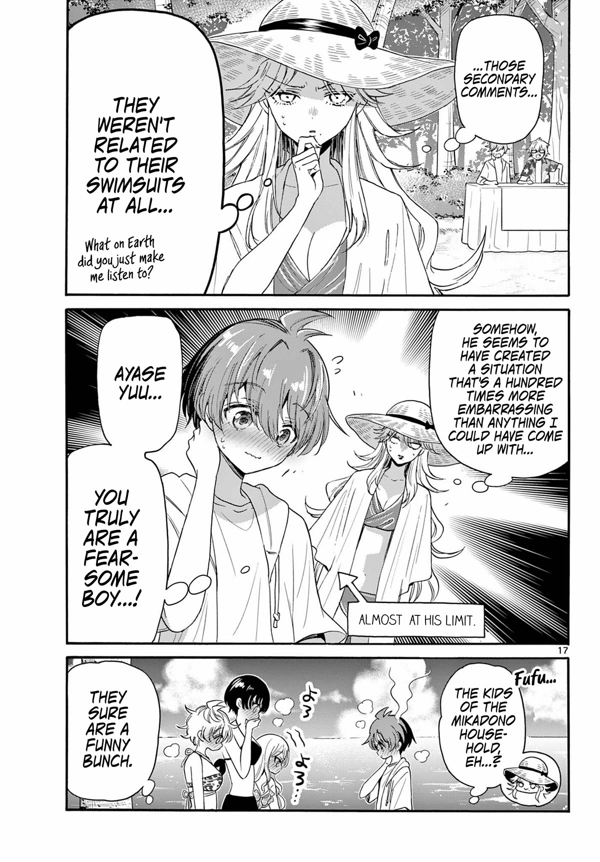 Mikadono Sanshimai wa Angai, Choroi Chapter 92 page 17 - Chapter 92: The audience's duty.