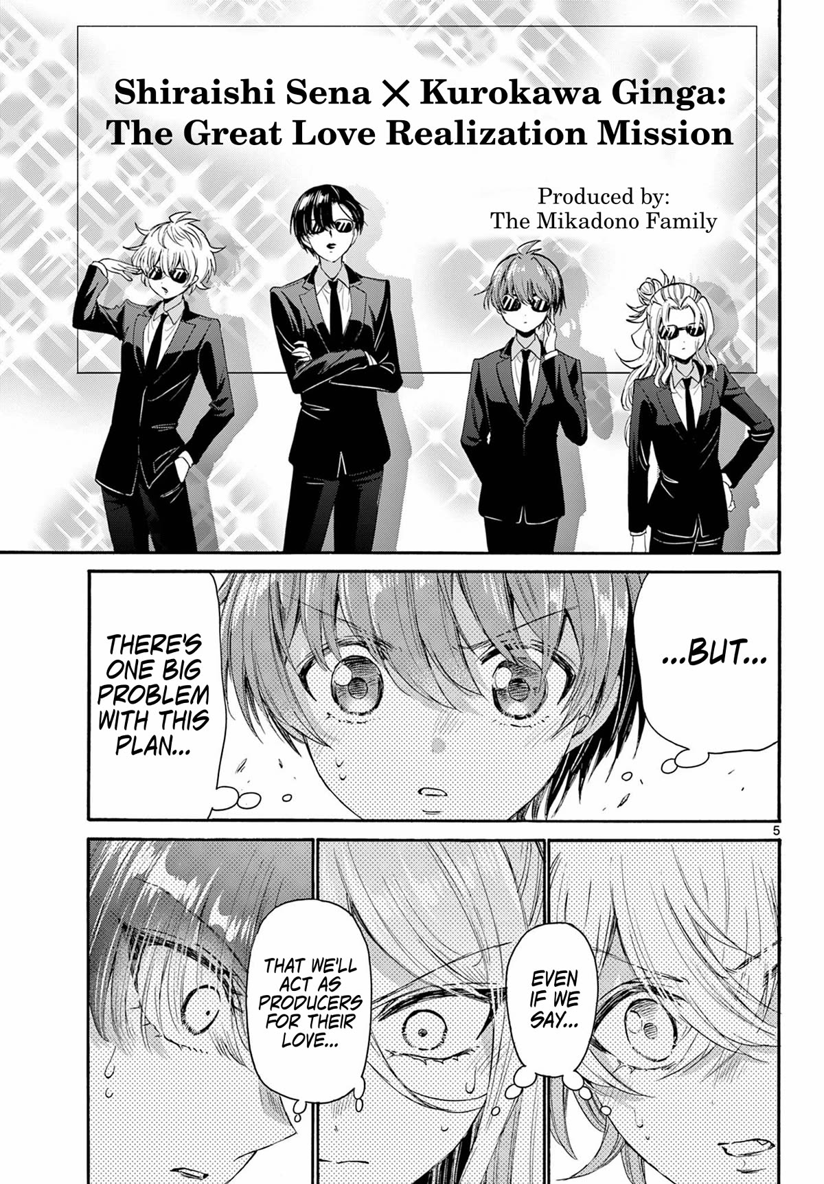 Mikadono Sanshimai wa Angai, Choroi Chapter 94 page 5 - Chapter 94: Producers of love.