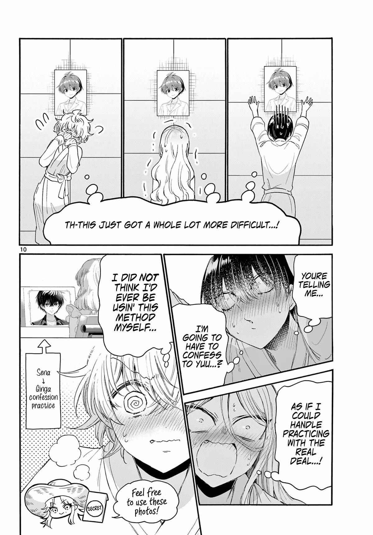 Mikadono Sanshimai wa Angai, Choroi Chapter 96 page 10 - Chapter 96: Confessing to Yuu.