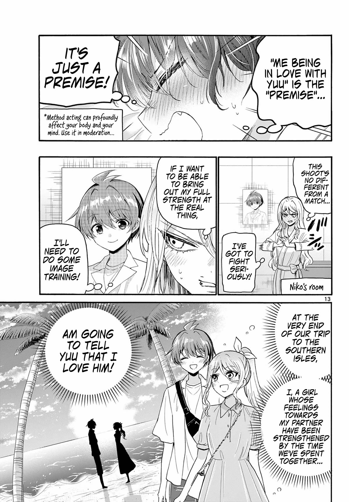 Mikadono Sanshimai wa Angai, Choroi Chapter 96 page 13 - Chapter 96: Confessing to Yuu.