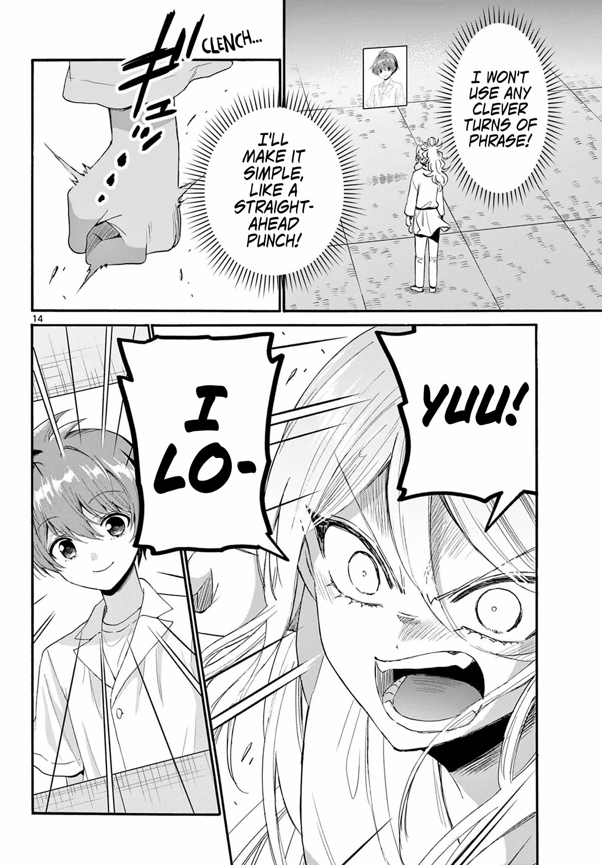Mikadono Sanshimai wa Angai, Choroi Chapter 96 page 14 - Chapter 96: Confessing to Yuu.