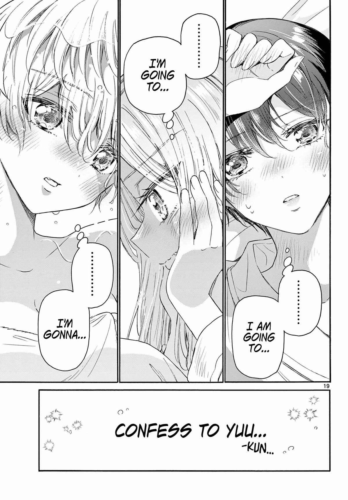 Mikadono Sanshimai wa Angai, Choroi Chapter 96 page 19 - Chapter 96: Confessing to Yuu.