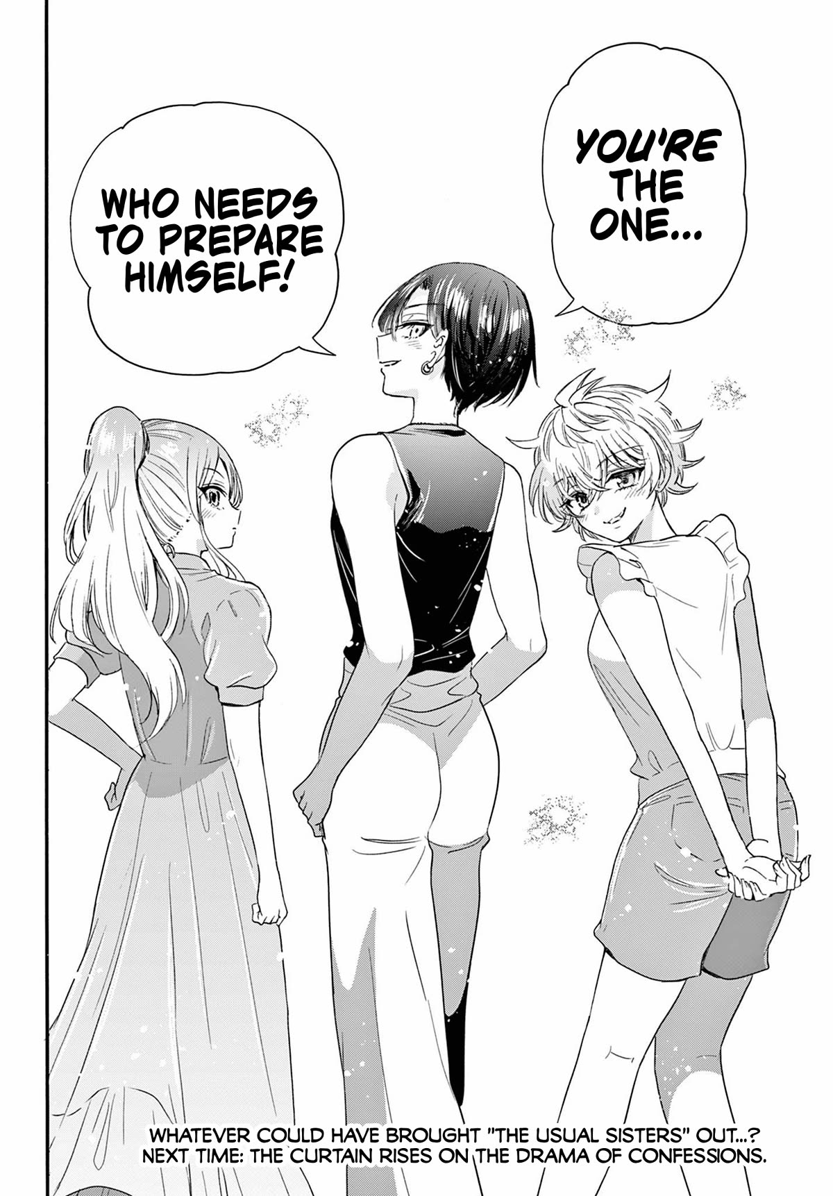 Mikadono Sanshimai wa Angai, Choroi Chapter 98 page 17 - Chapter 98: The morning of the confessions.