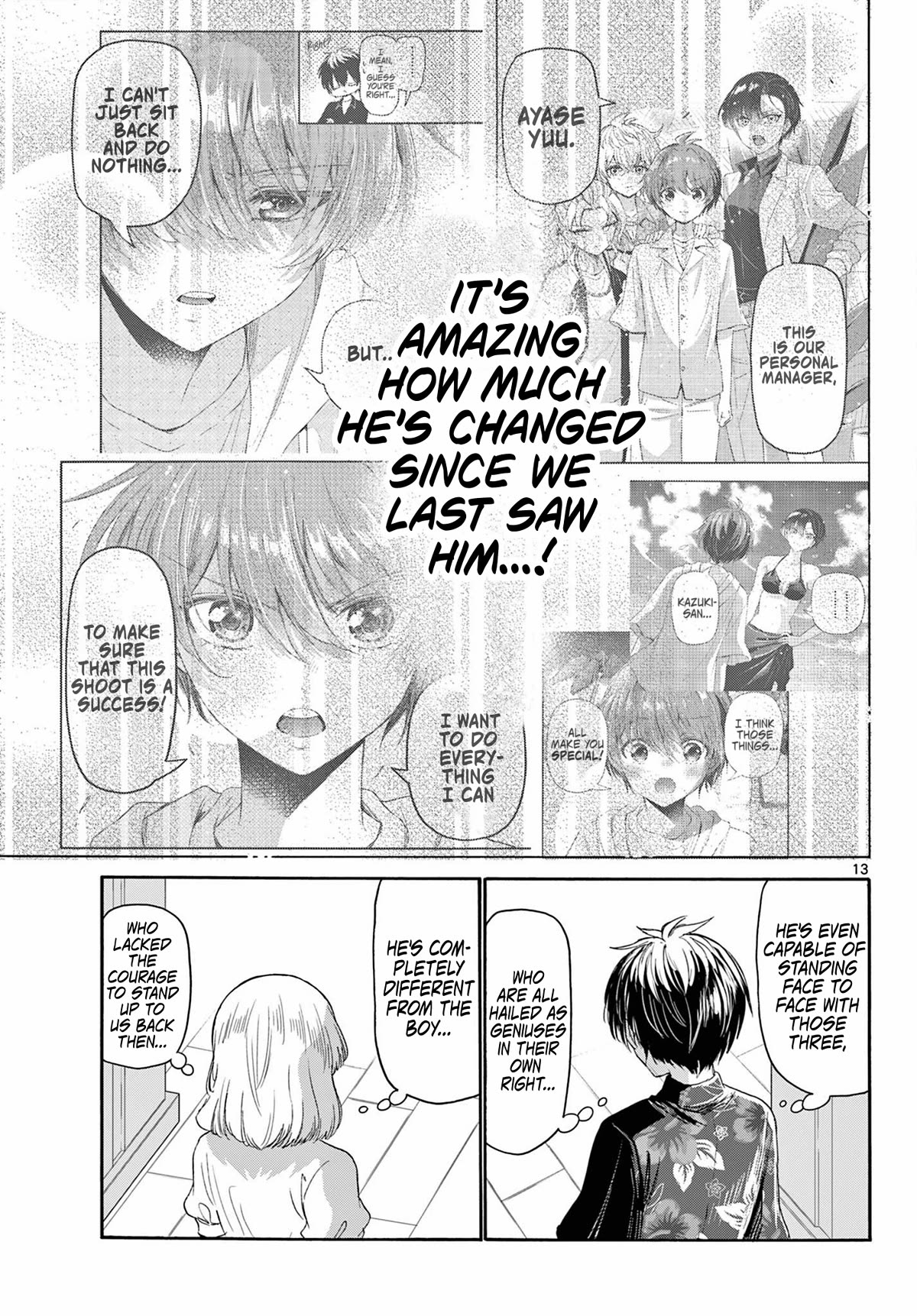 Mikadono Sanshimai wa Angai, Choroi Chapter 99 page 13 - Chapter 99: The Twin Stars' confessions.