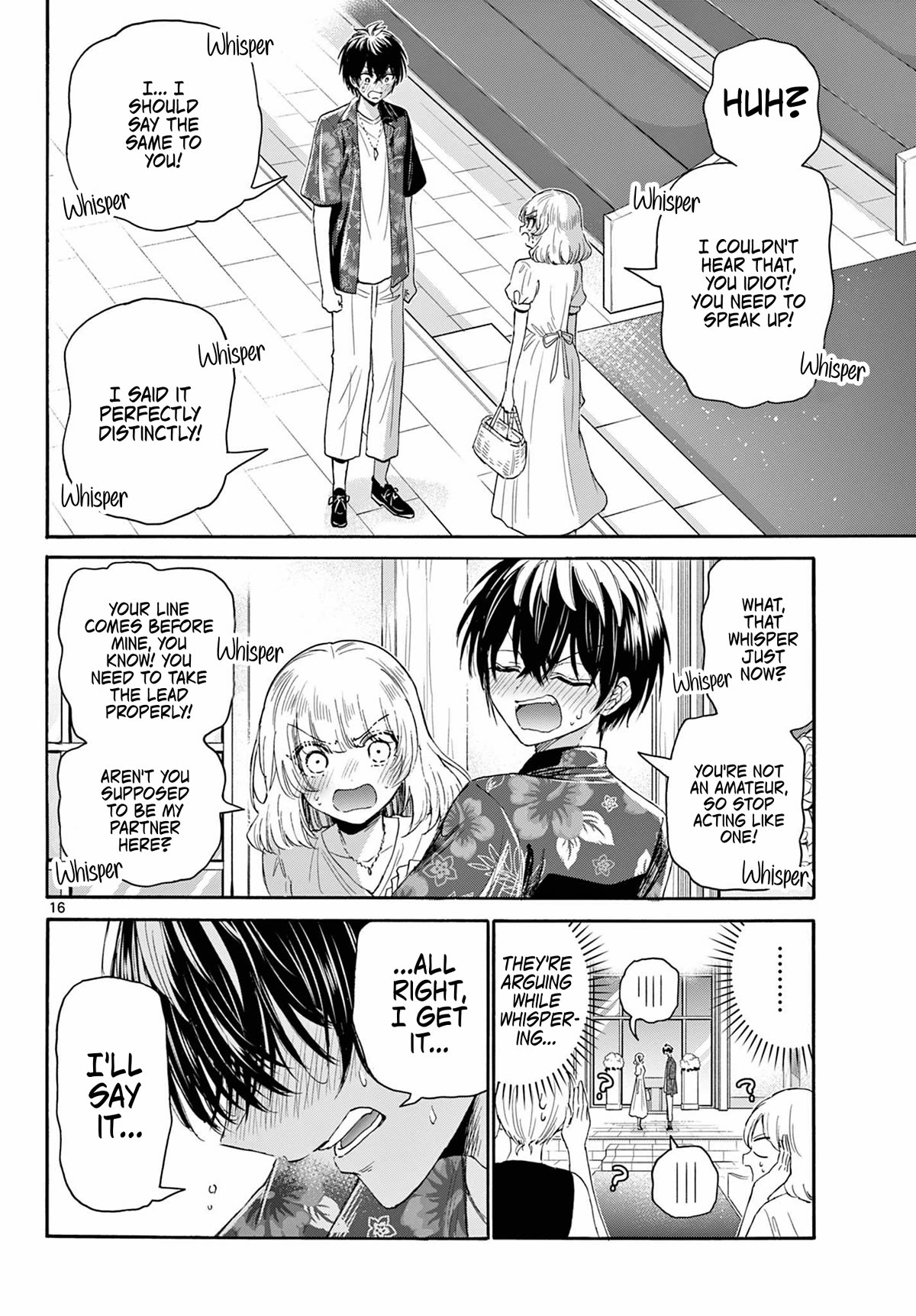 Mikadono Sanshimai wa Angai, Choroi Chapter 99 page 16 - Chapter 99: The Twin Stars' confessions.