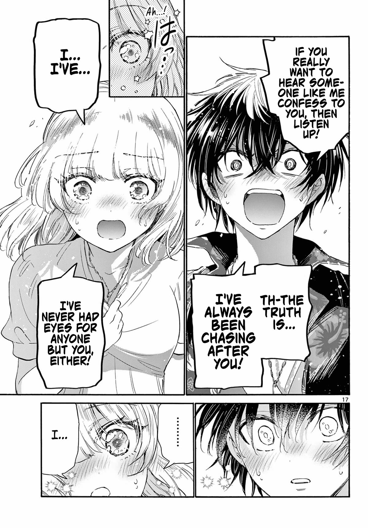 Mikadono Sanshimai wa Angai, Choroi Chapter 99 page 17 - Chapter 99: The Twin Stars' confessions.