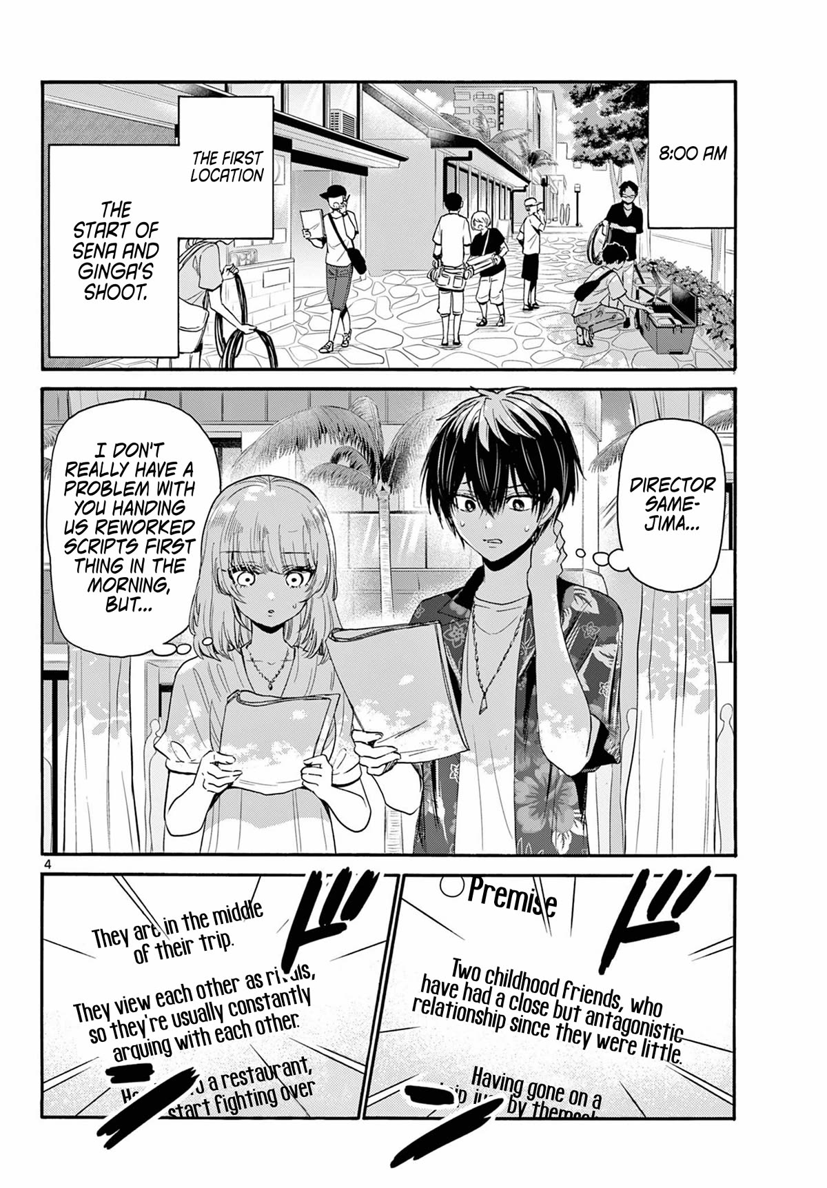 Mikadono Sanshimai wa Angai, Choroi Chapter 99 page 4 - Chapter 99: The Twin Stars' confessions.