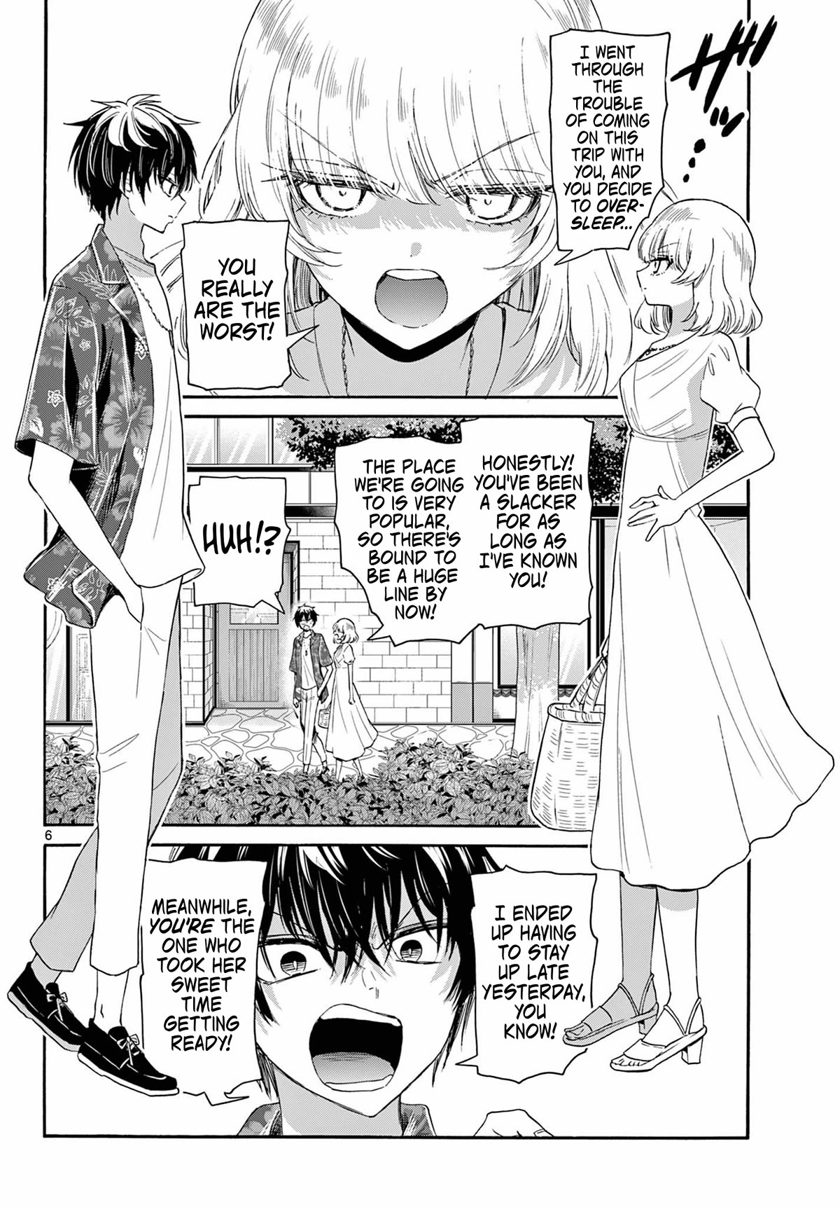 Mikadono Sanshimai wa Angai, Choroi Chapter 99 page 6 - Chapter 99: The Twin Stars' confessions.