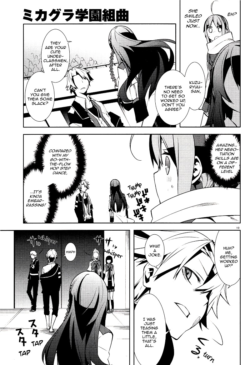 Mikagura Gakuen Kumikyoku Chapter 2 page 19 - Chapter 2 : Music 2