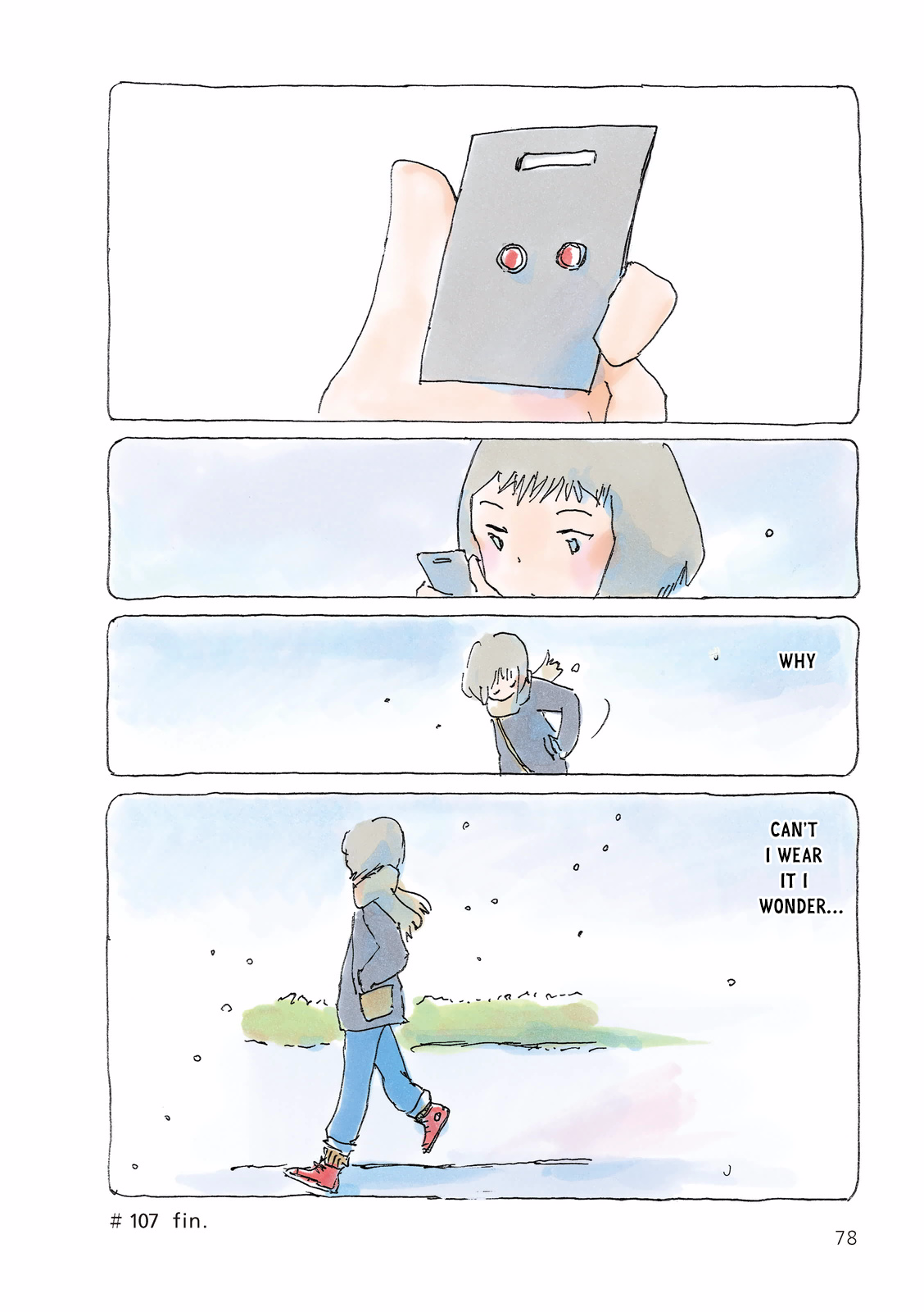 Mikako-san Chapter 107 page 4 - Chapter 107 : Snow Day