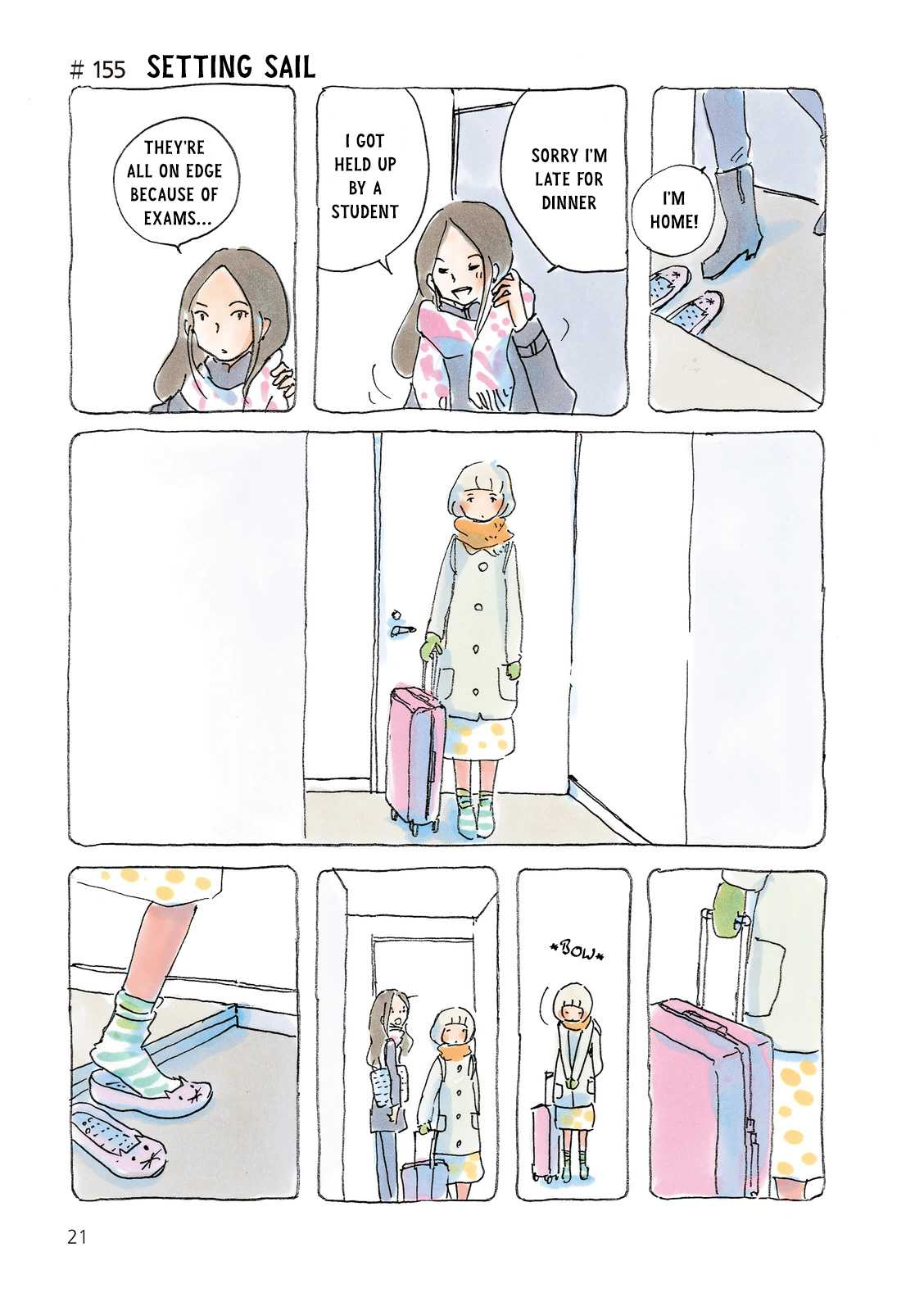 Mikako-san Chapter 155.2 page 1 - Chapter 155 v2 : Setting Sail