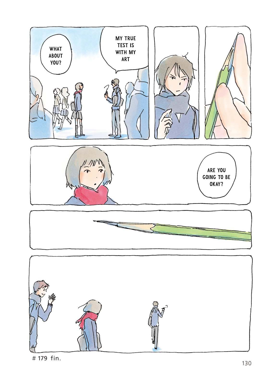 Mikako-san Chapter 179 page 4 - Chapter 179 : Pencil
