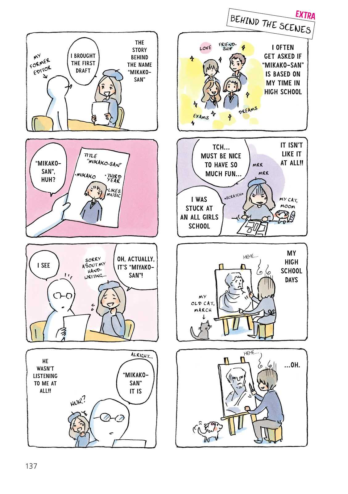 Mikako-san Chapter 180.5 page 1 - Chapter 180.5 : Extra: Behind the Scenes