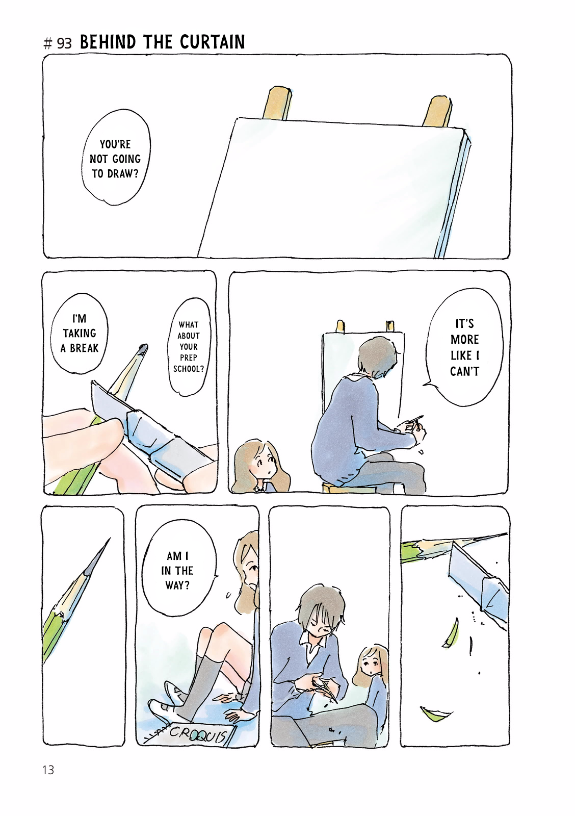 Mikako-san Chapter 93 page 1 - Chapter 93 : Behind the Curtain