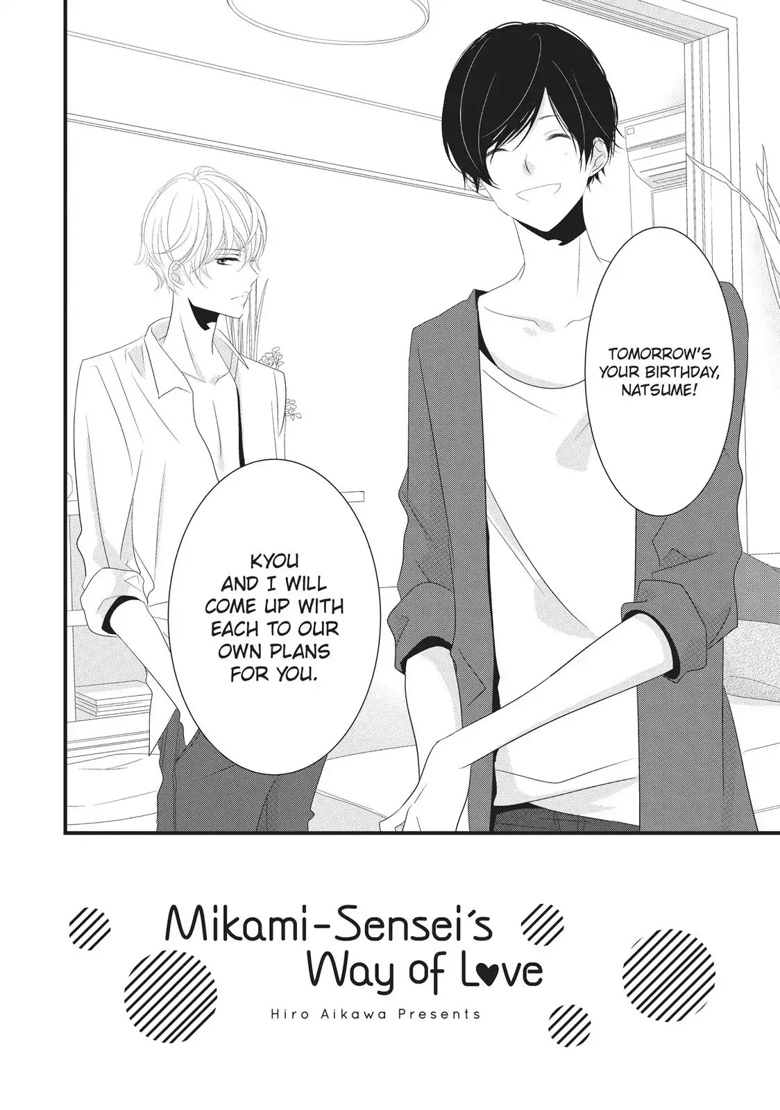 Mikami Sensei no Aishikata Chapter 7 page 2 - Chapter 7