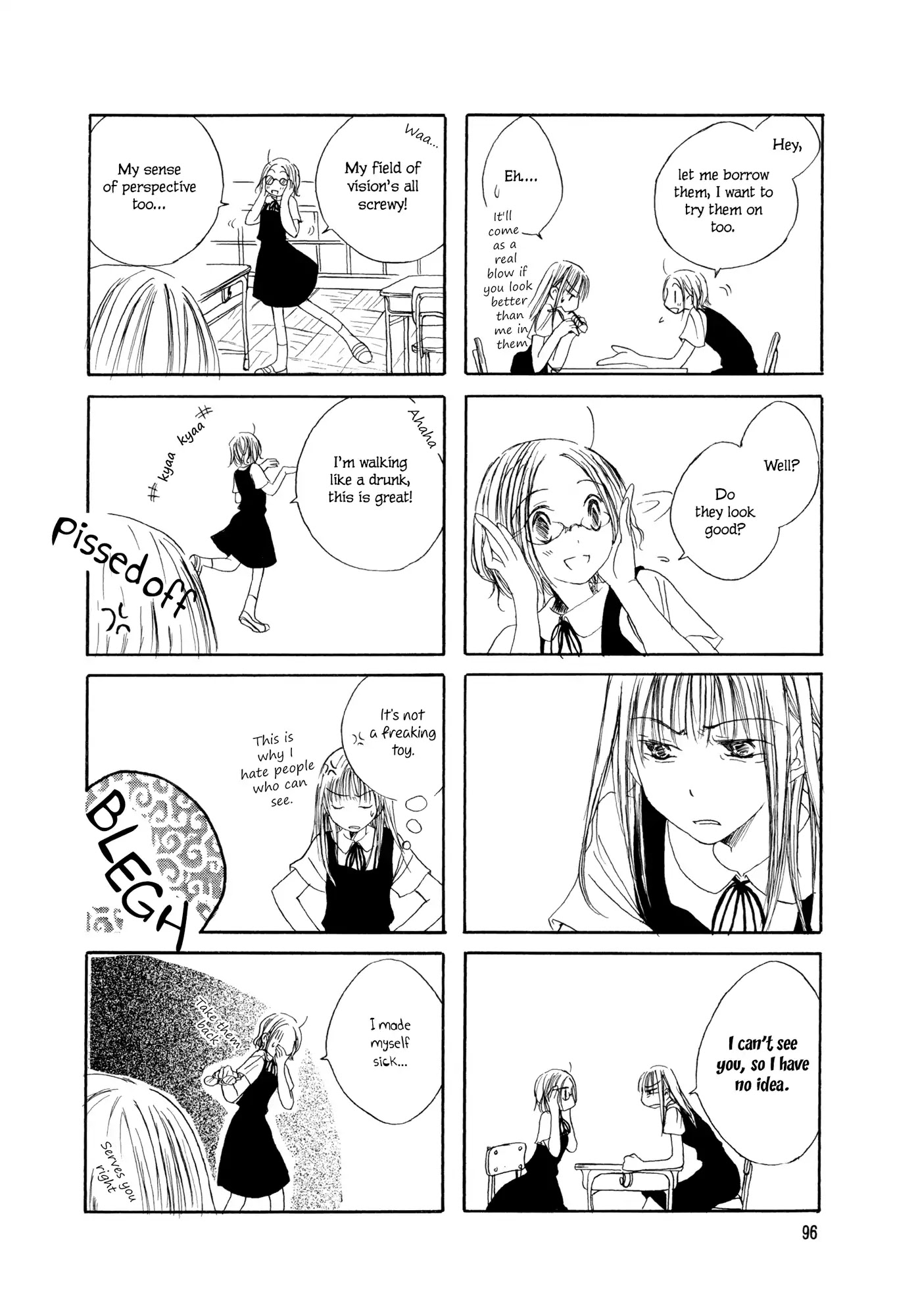 Mikazuki no Mitsu Chapter 8.5 page 4 - Chapter: Girls' Glasses