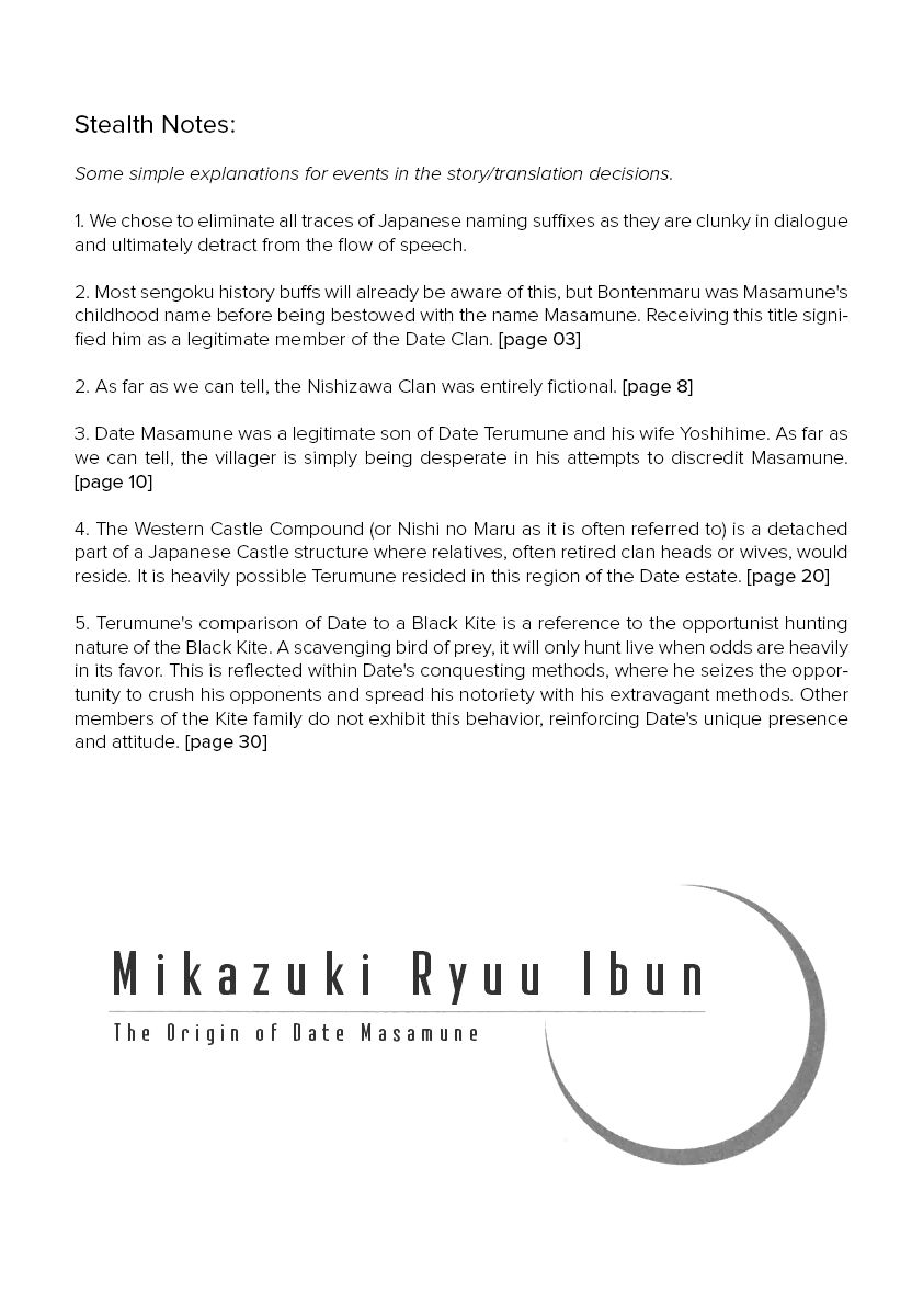 Mikazuki Ryuu Ibun - Date Masamune Koushi Chapter 1 page 39 - Chapter 1