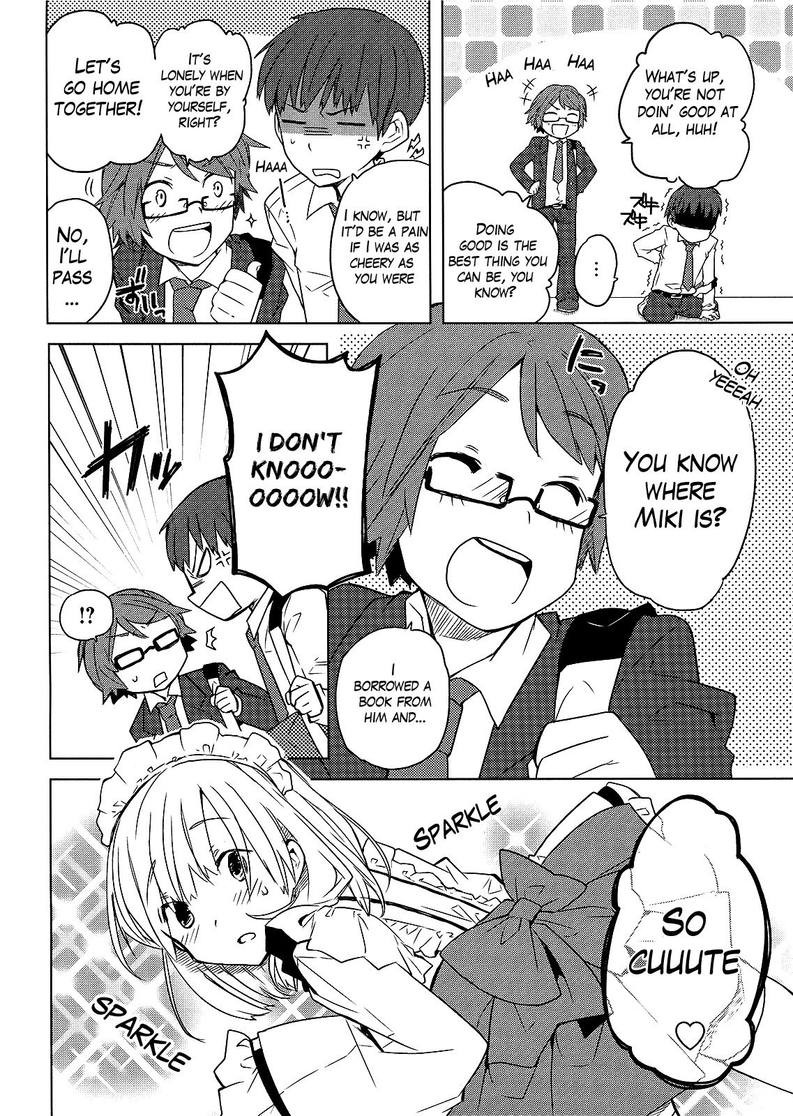 Miki no Houkago Chapter 3 page 12 - Chapter 3: Friends