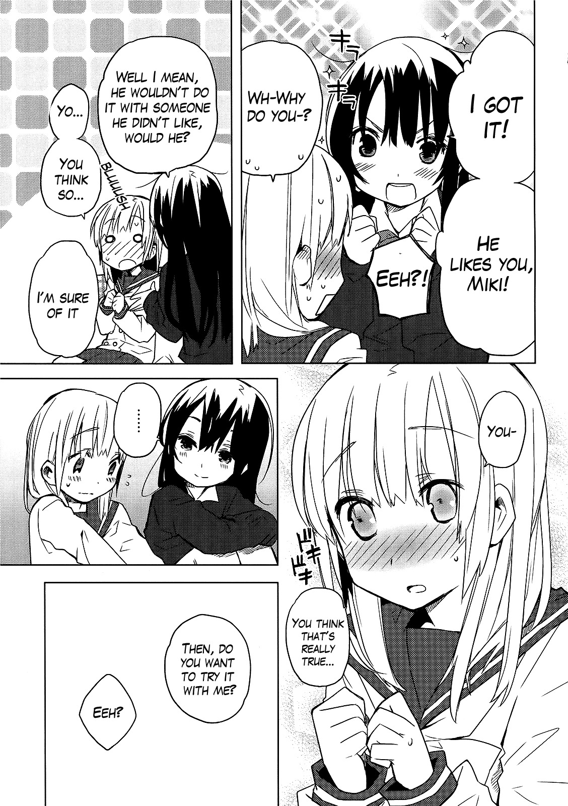 Miki no Houkago Chapter 3 page 15 - Chapter 3: Friends