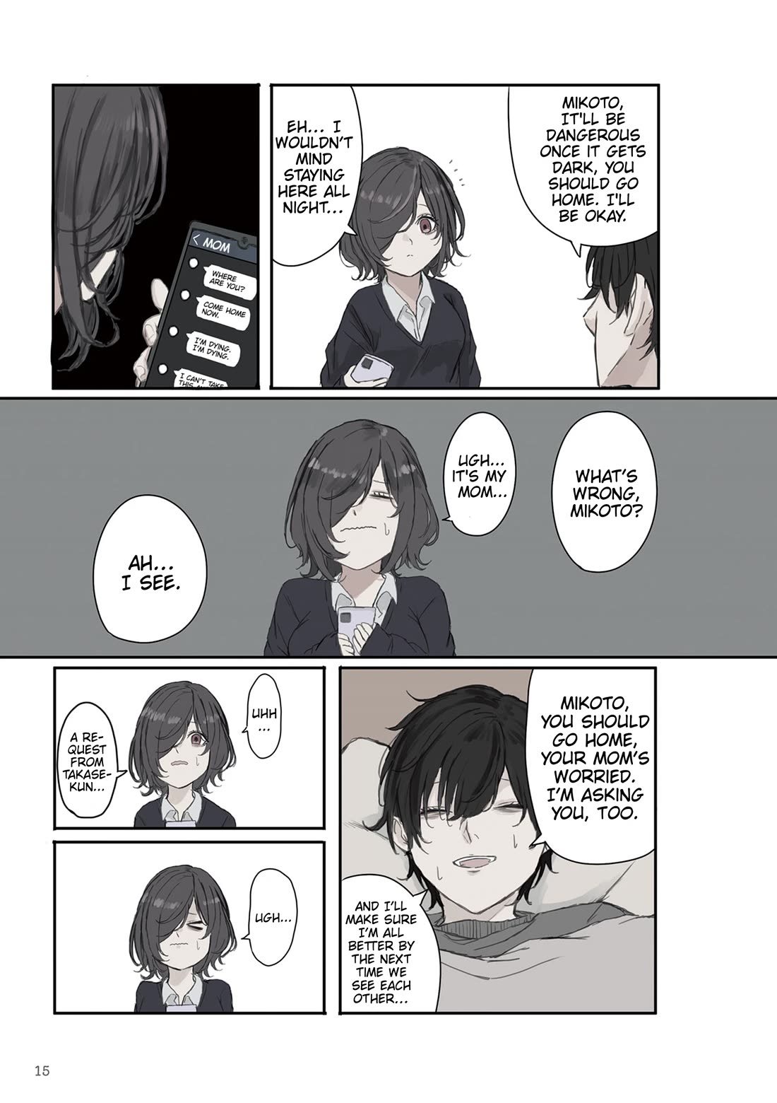 Mikoto-chan Doesn't Want to Be Hated! Chapter 16 page 17 - Chapter 16: Fever and a Sign