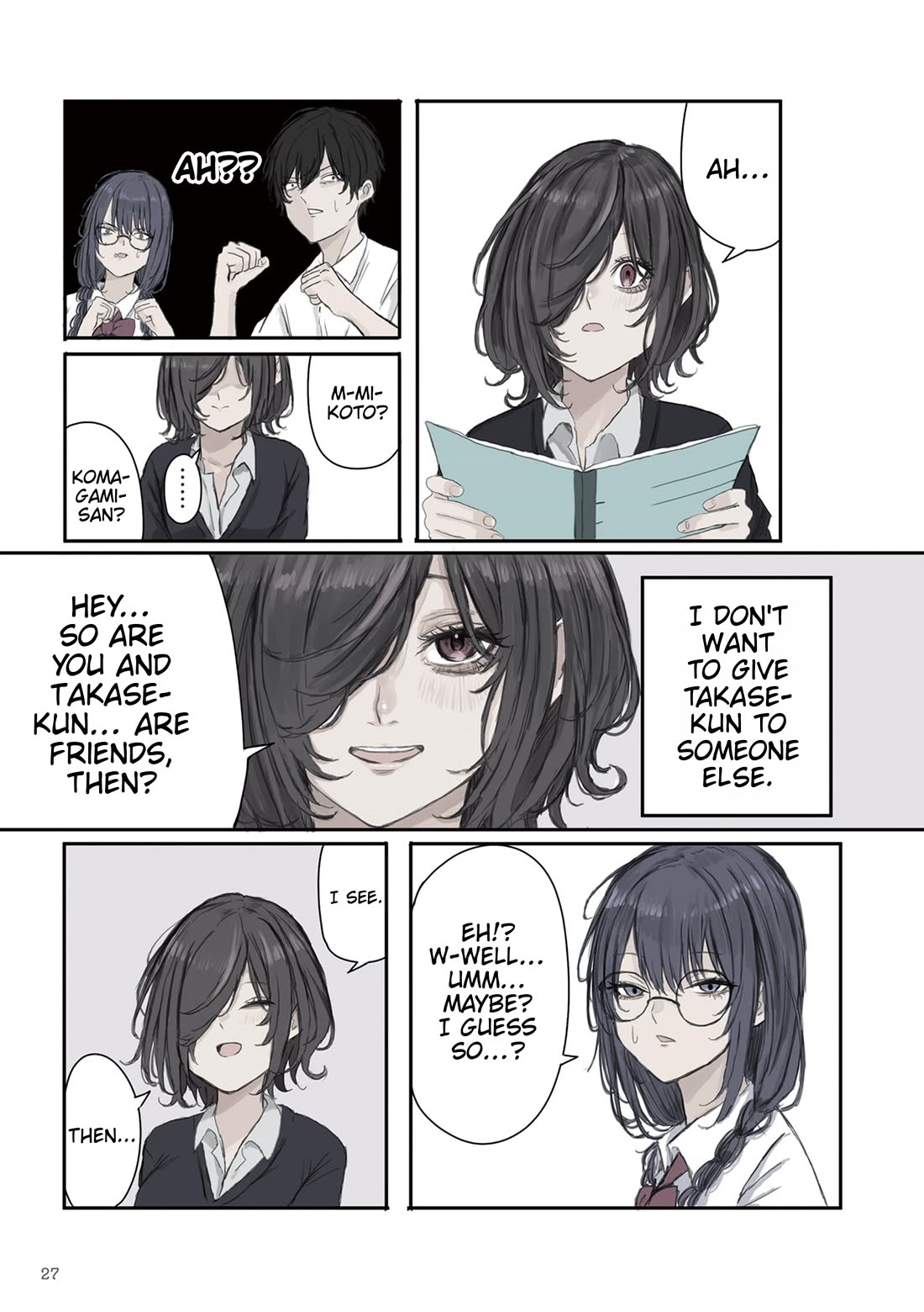 Mikoto-chan Doesn't Want to Be Hated! Chapter 18 page 5 - Chapter 18: If It's Just As Friends