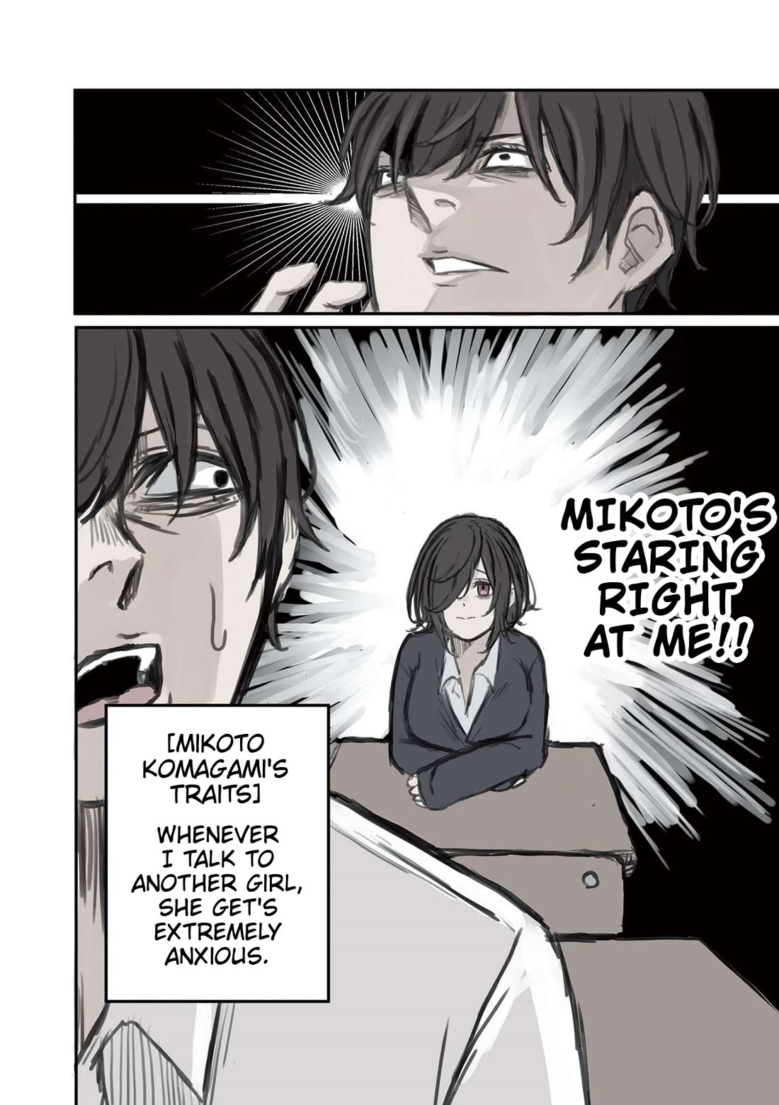 Mikoto-chan Doesn't Want to Be Hated! Chapter 3 page 2 - Chapter 3: A Stare From Behind