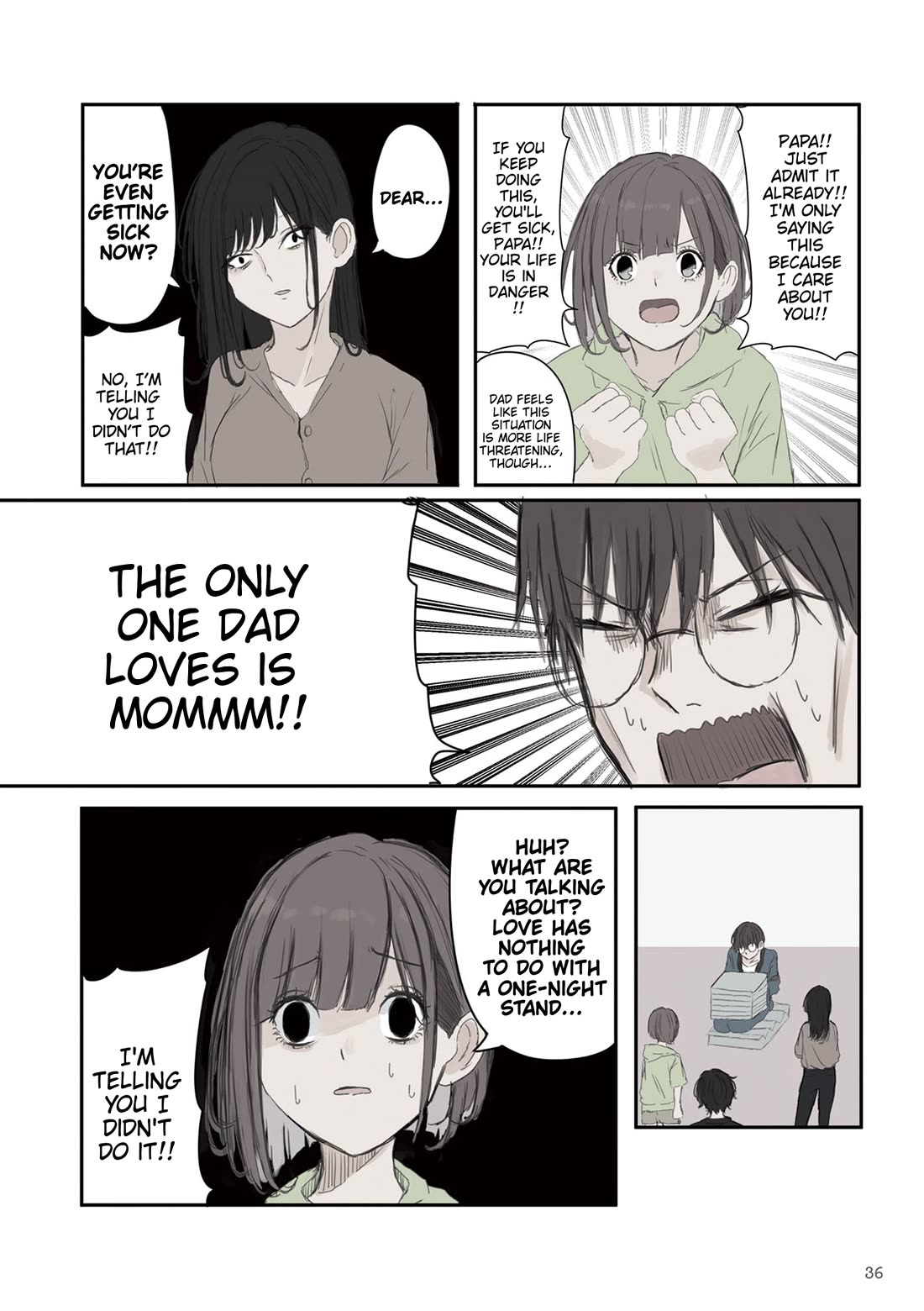 Mikoto-chan Doesn't Want to Be Hated! Chapter 49 page 4 - Chapter 49: Case File: The One Night Stand Family Meeting