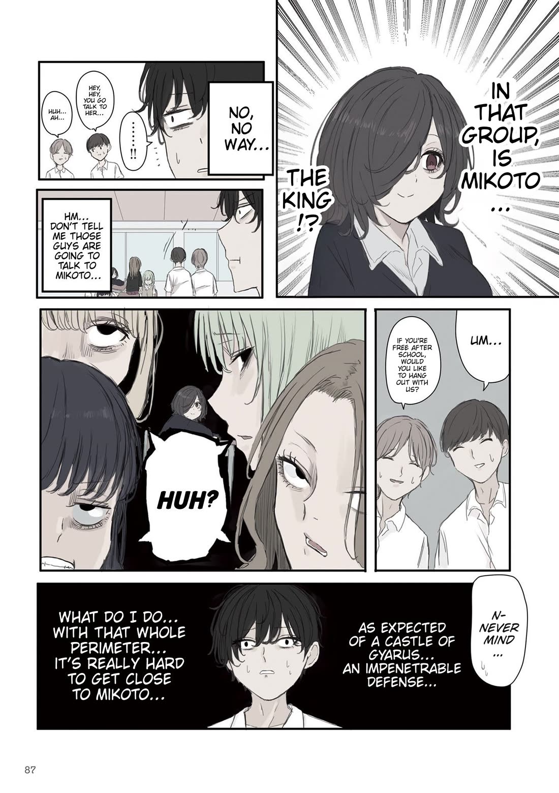 Mikoto-chan Doesn't Want to Be Hated! Chapter 55 page 3 - Chapter 55: An Impenetrable Defense!! Gyaru Castle