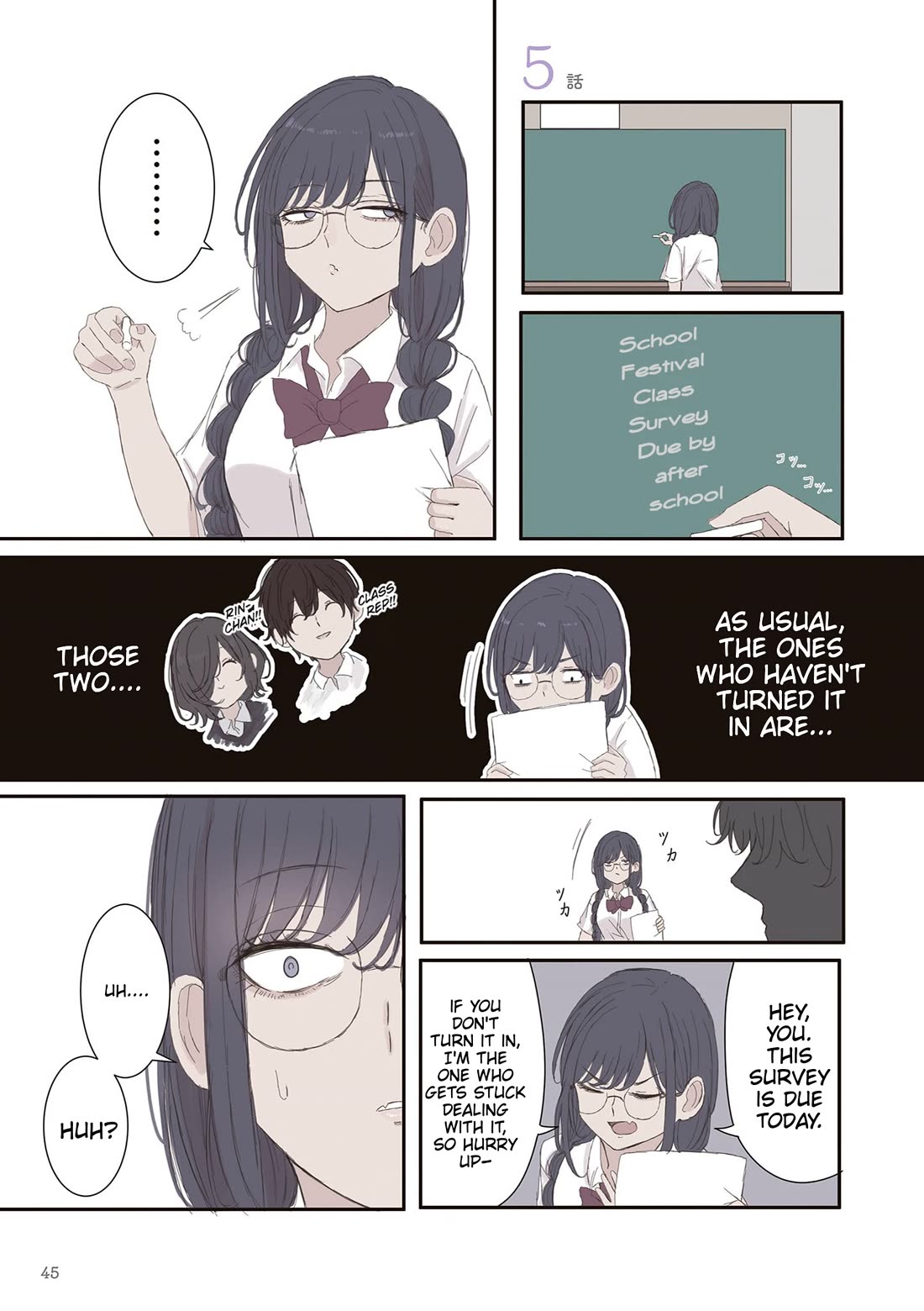 Mikoto-chan Doesn't Want to Be Hated! Chapter 65 page 1 - Chapter 65: The Class Rep's Misfortune