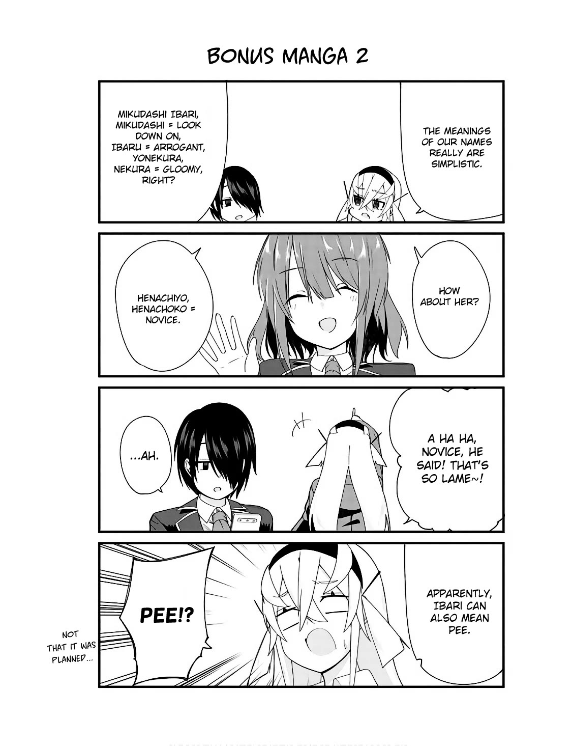 Mikudashi Ibari Wants to Look Down on Him Chapter 9.5 page 2 - Chapter 9.5