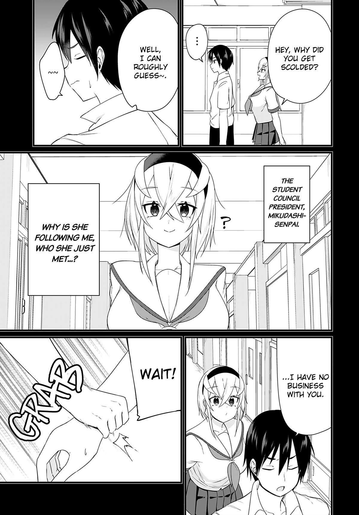 Mikudashi Ibari Wants to Look Down on Him Chapter 9 page 1 - Chapter 9